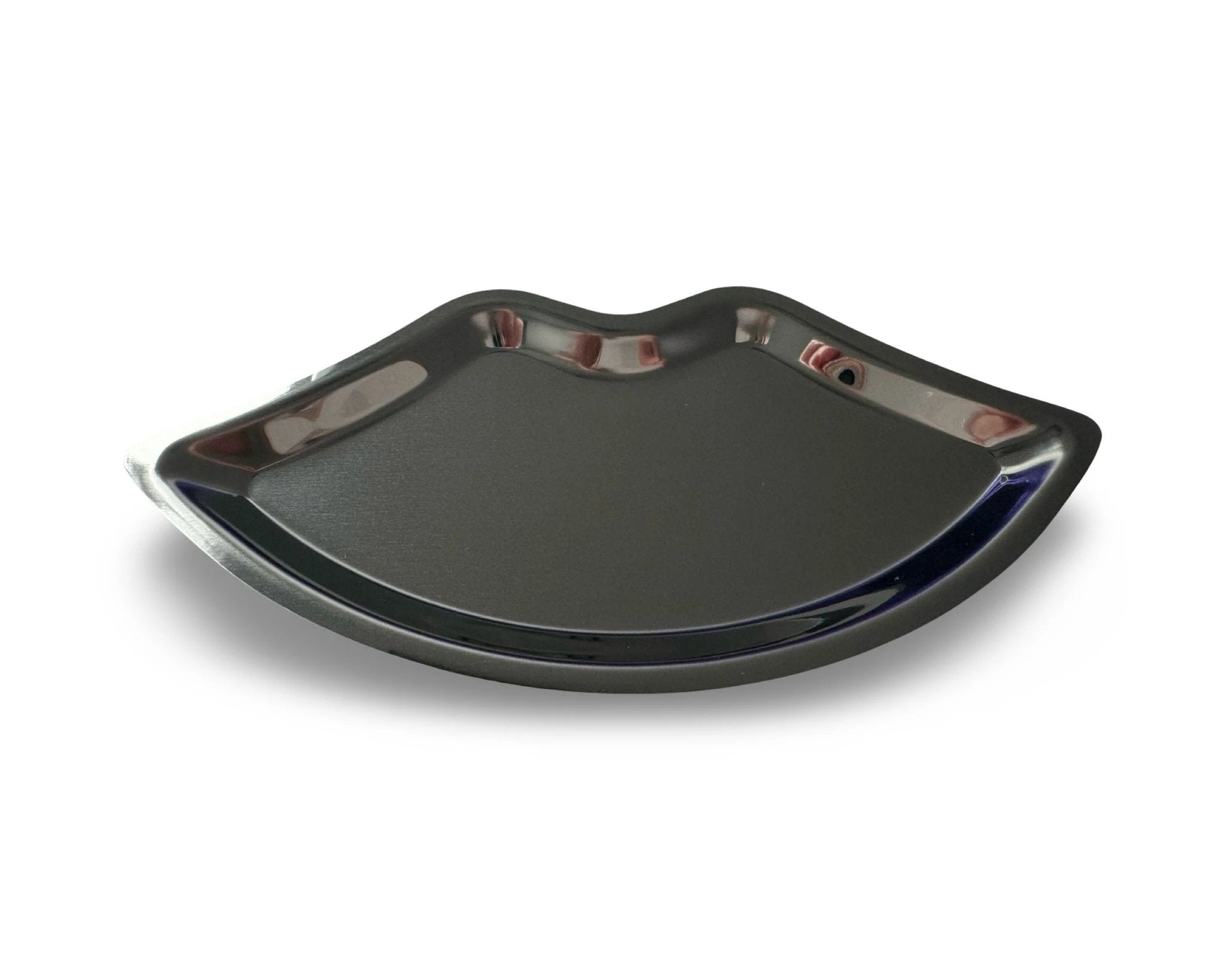 Set „Silber Smile“ – Metall Zieh-Unterlage in Lippenform + Röhrchen - from DieBallerei