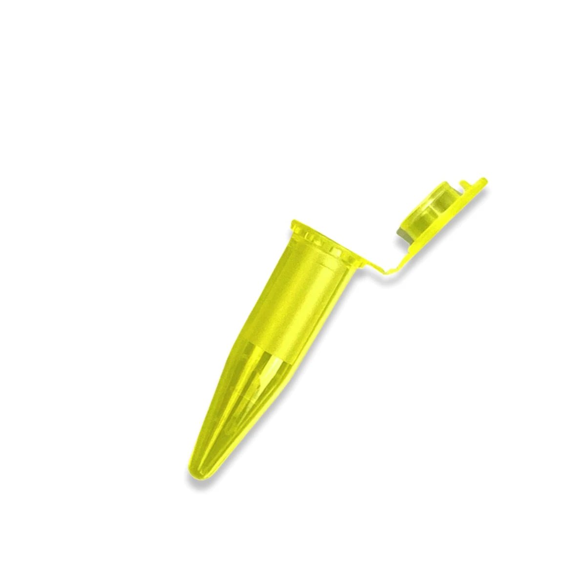 10er Set Micro-Tubes Kapseln 1,5ml – Praktisch & Wiederverwendbar - Gelb - from DieBallerei