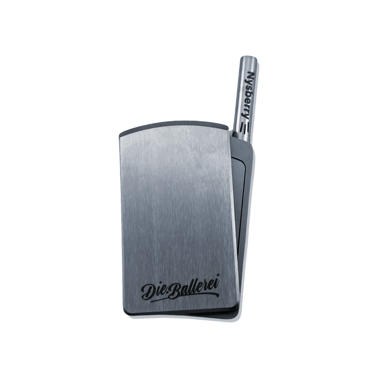 Nysberry – Exklusive BALLEREI Edition - Luxuriöse & elegante Dose aus rostfreiem Stahl - Schnupftabakdose from DieBallerei