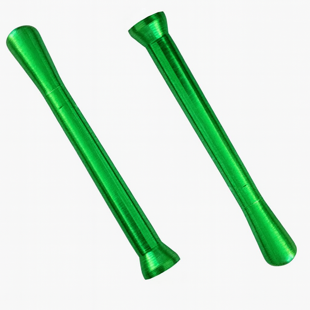 2x Ziehröhrchen – Grün (70 mm) | Kompakt & Stilvoll