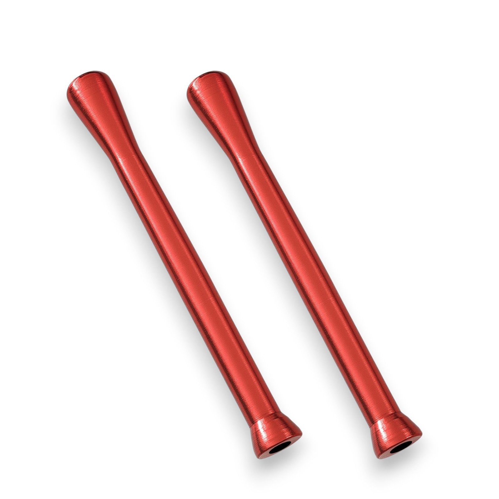 2x Ziehröhrchen – Rot (70 mm) | Kompakt & Stilvoll