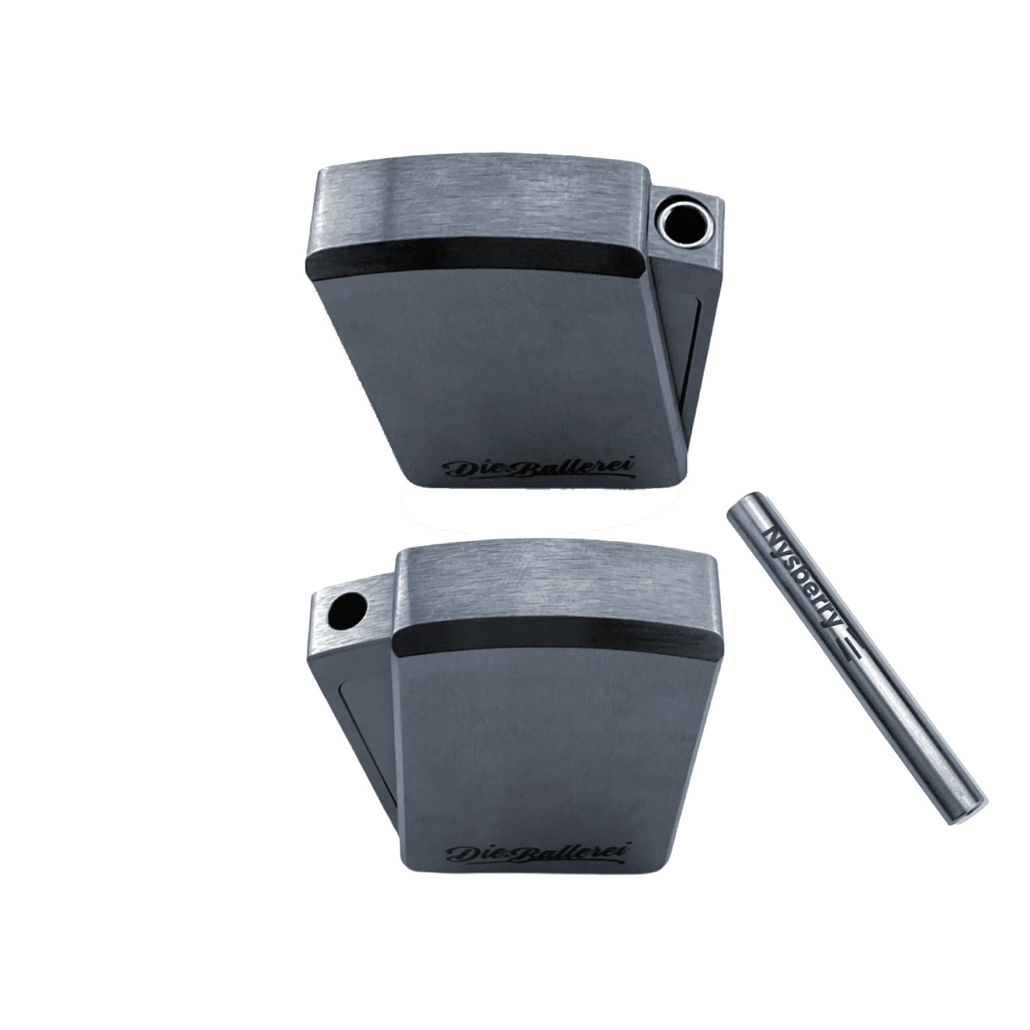 Nysberry – Exklusive BALLEREI Edition - Luxuriöse & elegante Dose aus rostfreiem Stahl - Schnupftabakdose from DieBallerei