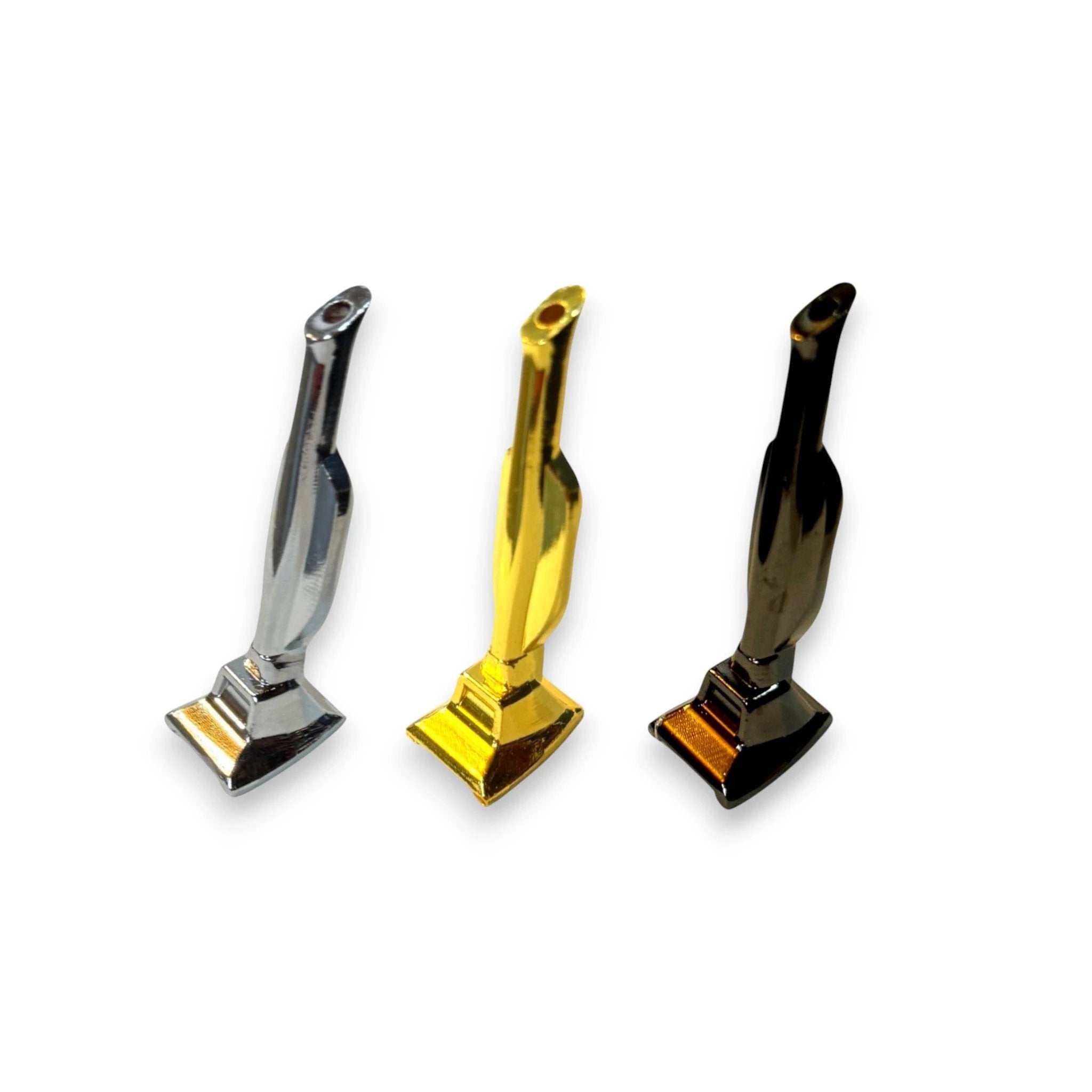 Miniatur-Ziehröhrchen in Staubsauger-Optik – 3er Set in Schwarz, Gold & Silber - from DieBallerei
