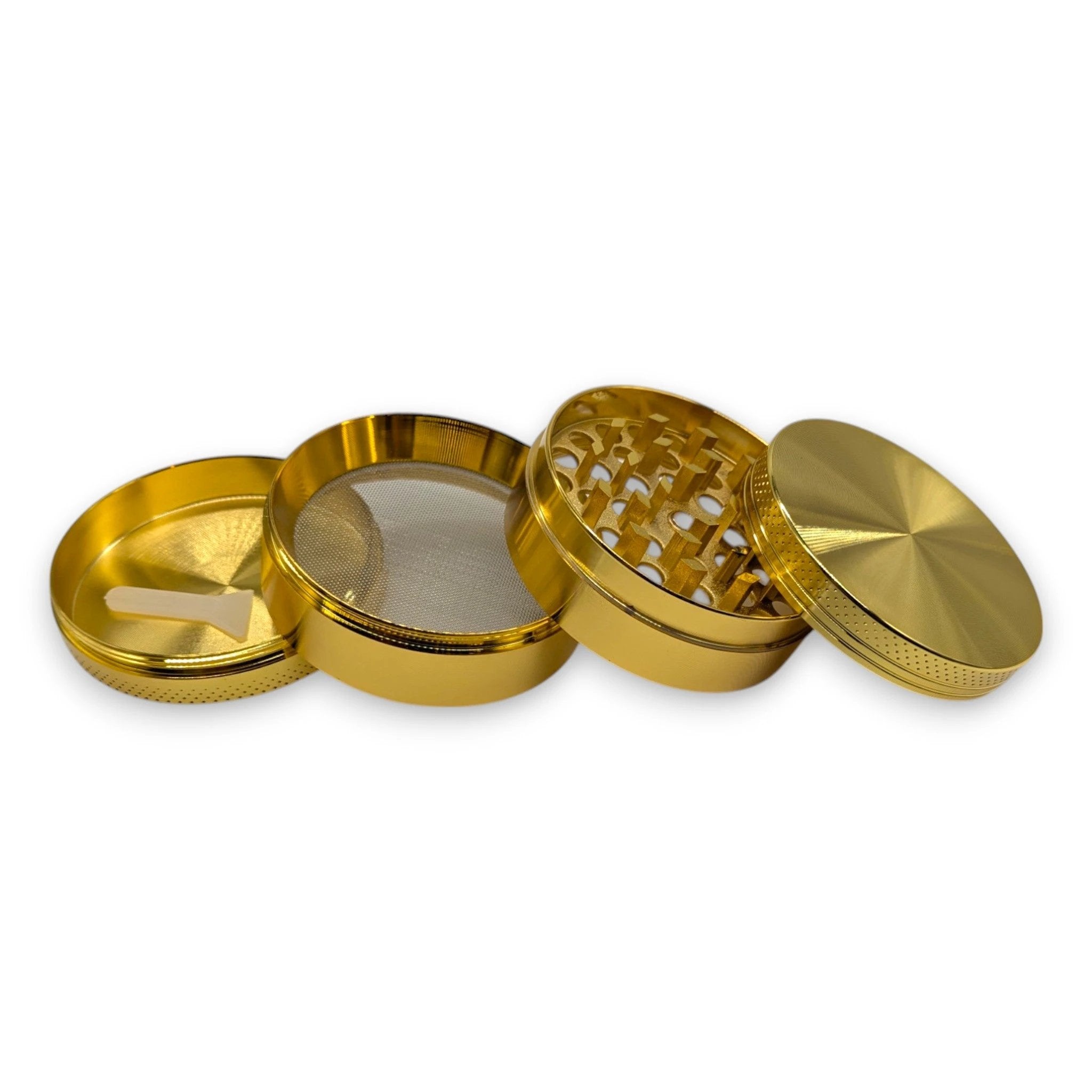 XL 4-teiliger Premium Grinder – 63mm – Gold - Grinder from DieBallerei