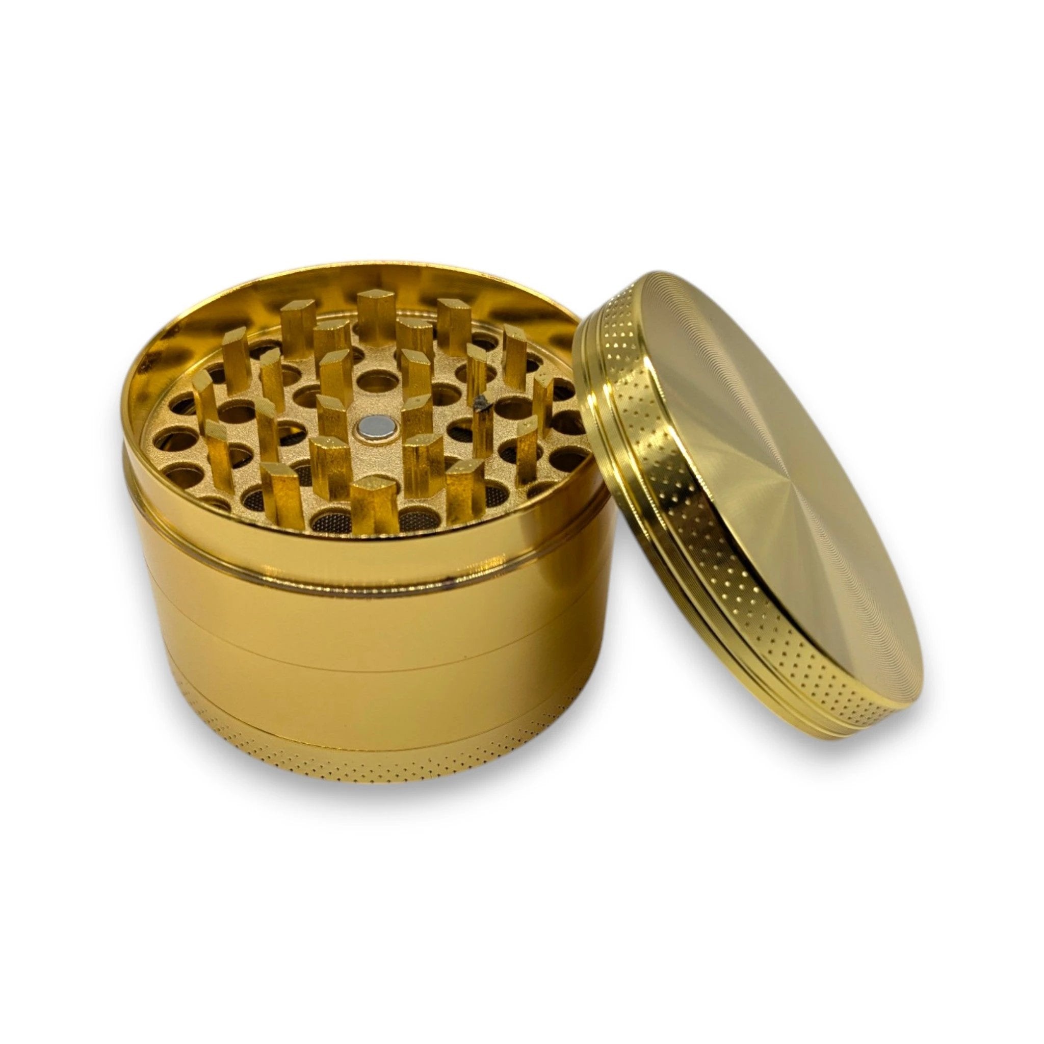 XL 4-teiliger Premium Grinder – 63mm – Gold - Grinder from DieBallerei