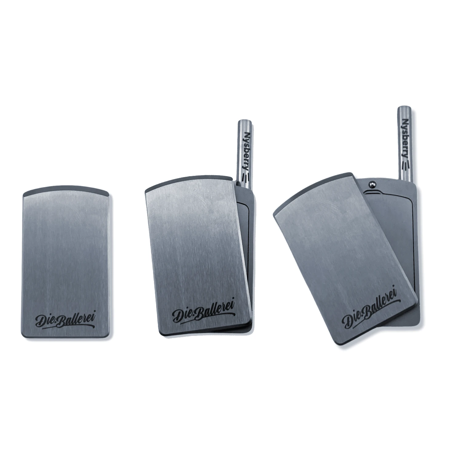 Nysberry – Exklusive BALLEREI Edition - Luxuriöse & elegante Dose aus rostfreiem Stahl - Schnupftabakdose from DieBallerei