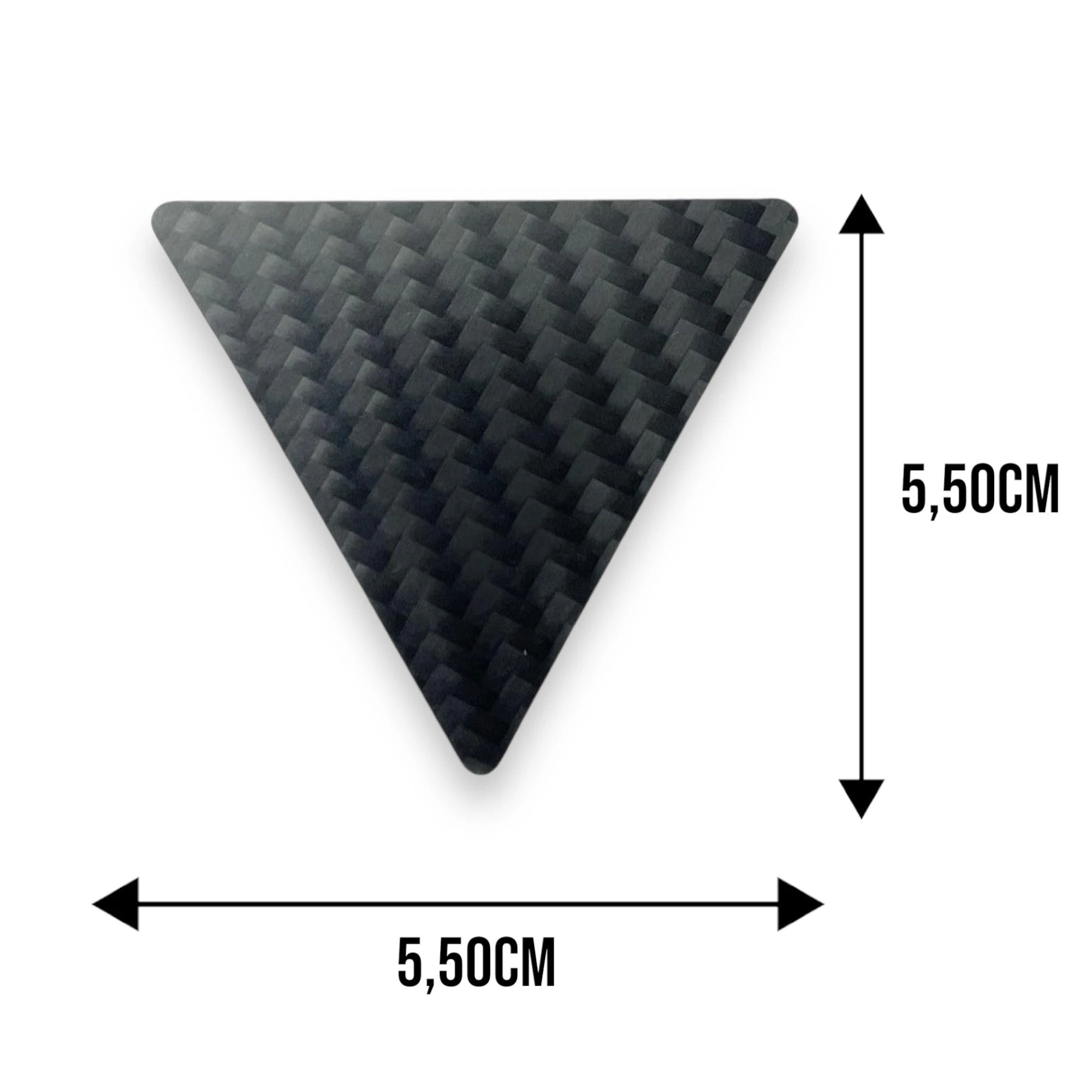 Hack-Karte im Dreieck-Design – Langlebig & stylisch aus Carbon - from DieBallerei