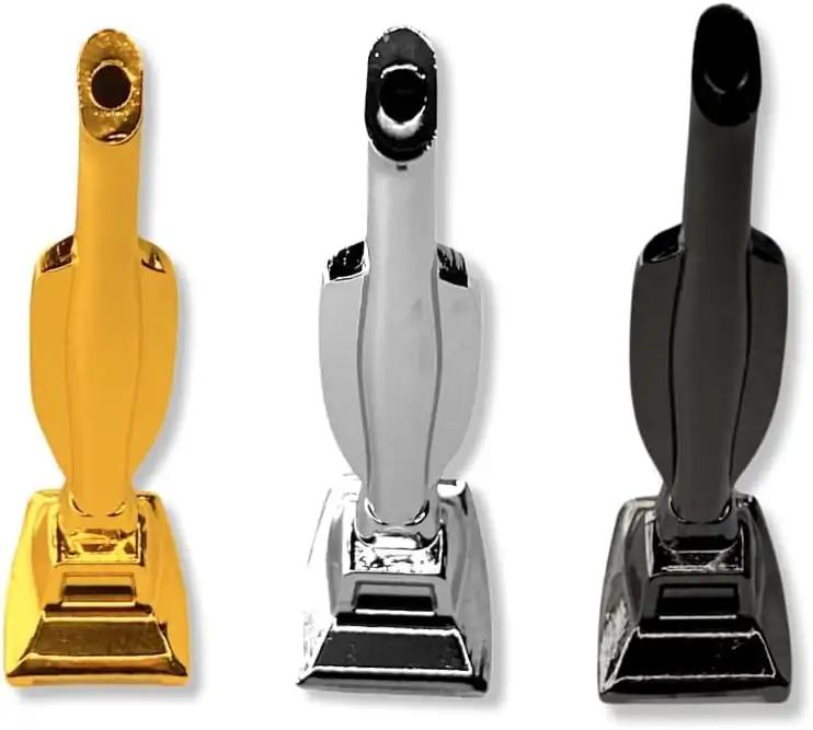 Miniatur-Ziehröhrchen in Staubsauger-Optik – 3er Set in Schwarz, Gold & Silber - from DieBallerei