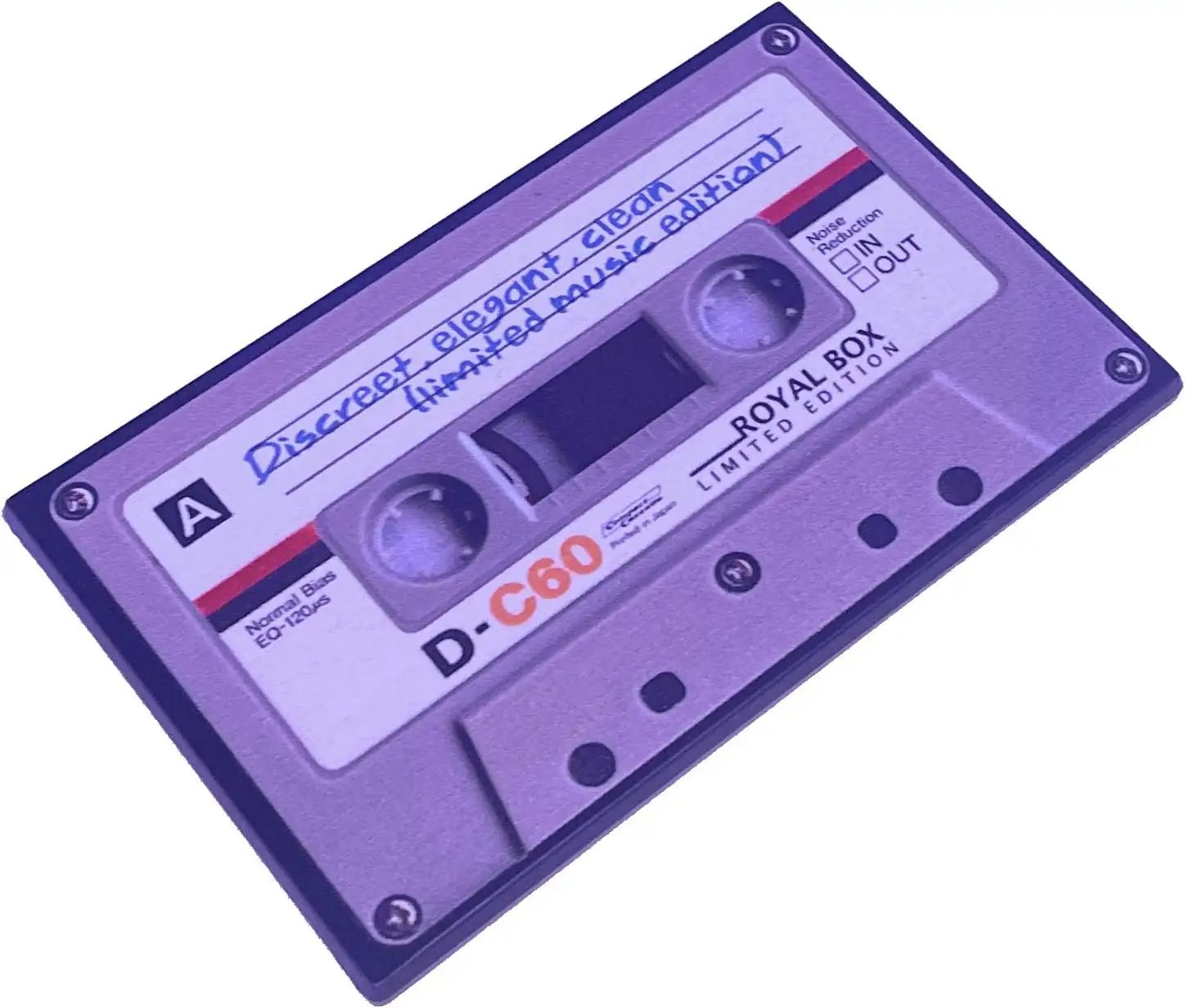 'Royal Box' mit integriertem Röhrchen in Retro-Kassetten Optik inkl. Dosierer - from DieBallerei