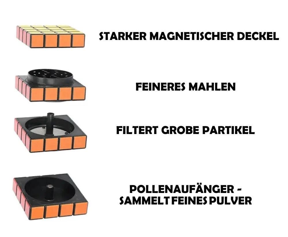 Zauberwürfel Rubiks Cube Grinder – Unauffällig, Praktisch & Funktionell - from DieBallerei