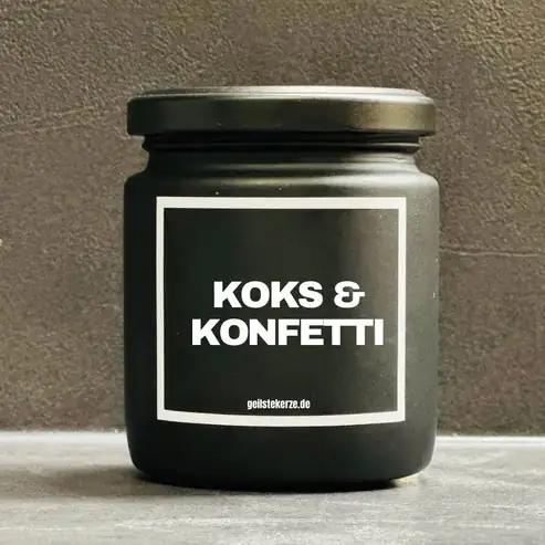 Geilste Kerze – Duftkerze „Koks & Konfetti“ - from DieBallerei