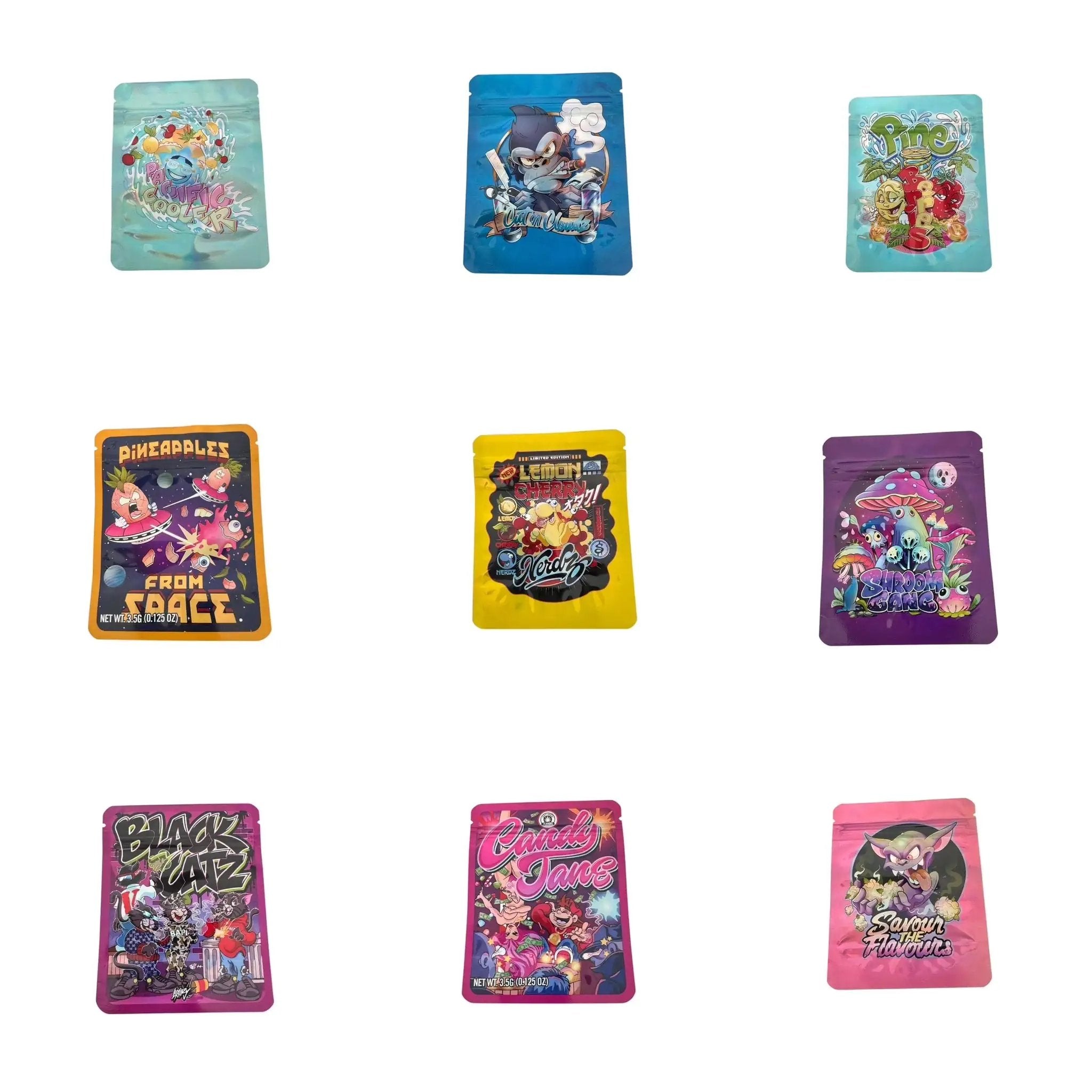 Holo ZIP Lock Beutel – Stylische & sichere Aufbewahrung - 10er Pack - from DieBallerei