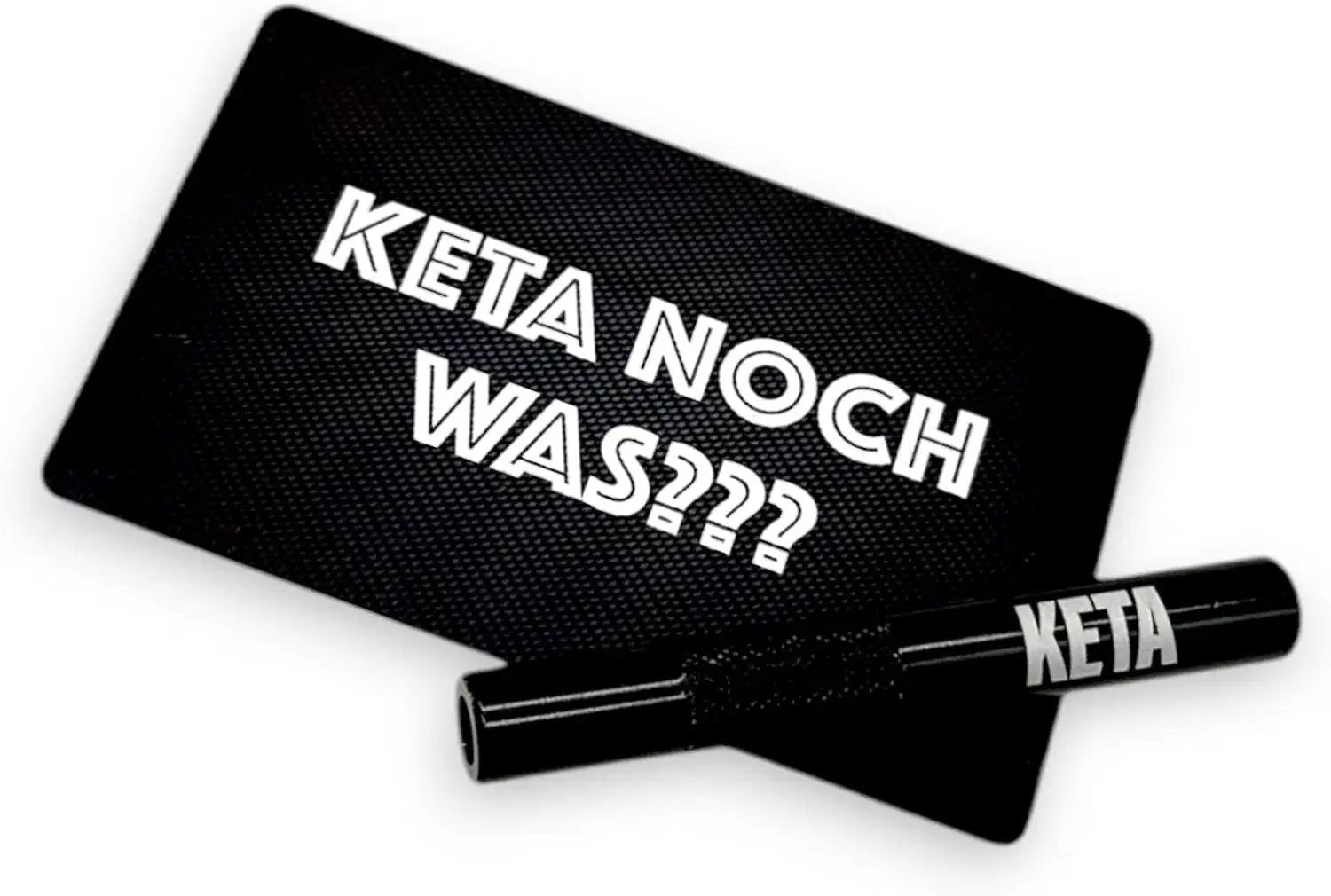 Röhrchen-Set „KETA“ – Alu-Röhrchen mit Gravur & Hack-Karte - from DieBallerei