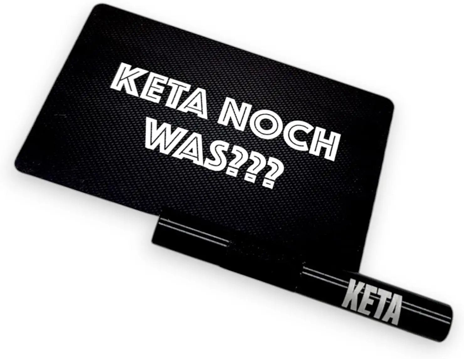 Röhrchen-Set „KETA“ – Alu-Röhrchen mit Gravur & Hack-Karte - from DieBallerei