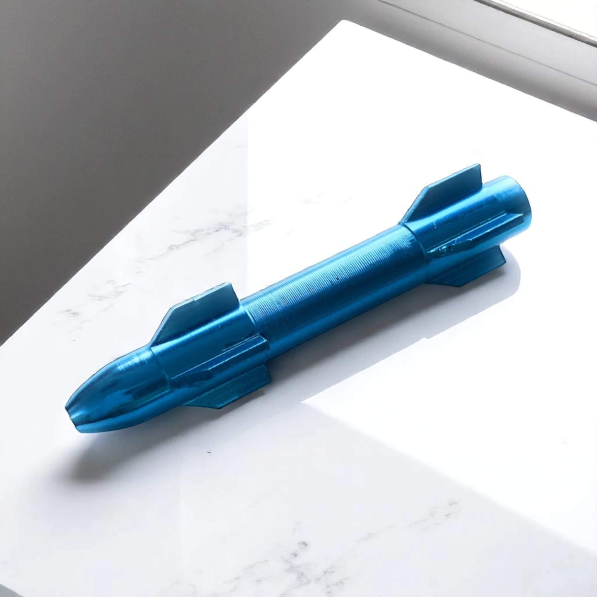 Aluminium-Ziehröhrchen (77mm) in Raketen-Optik – Stabil & Modern - from DieBallerei