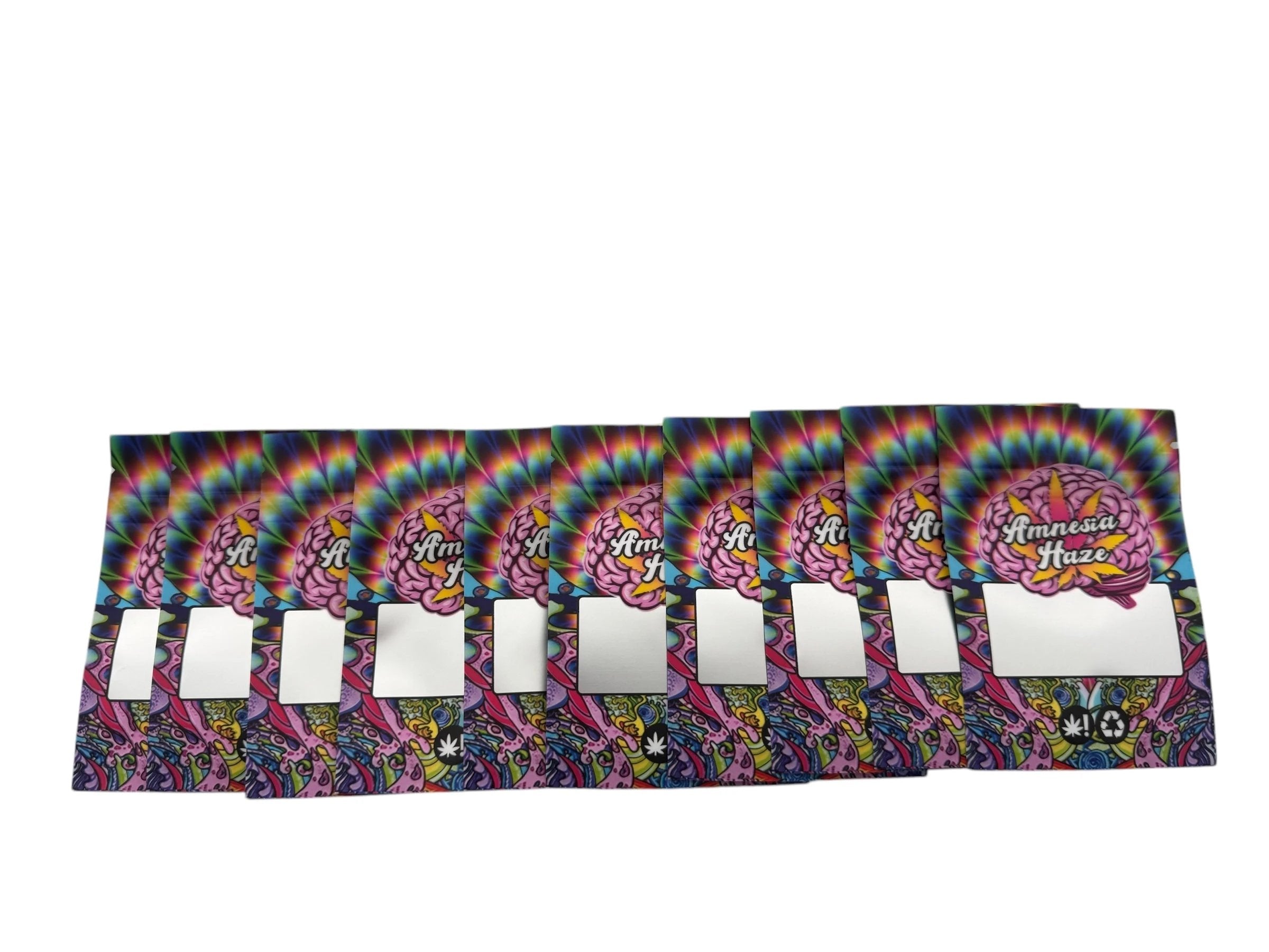 Amnesia Haze ZIP Lock Beutel – Stylische & sichere Aufbewahrung - 10er Pack - from DieBallerei