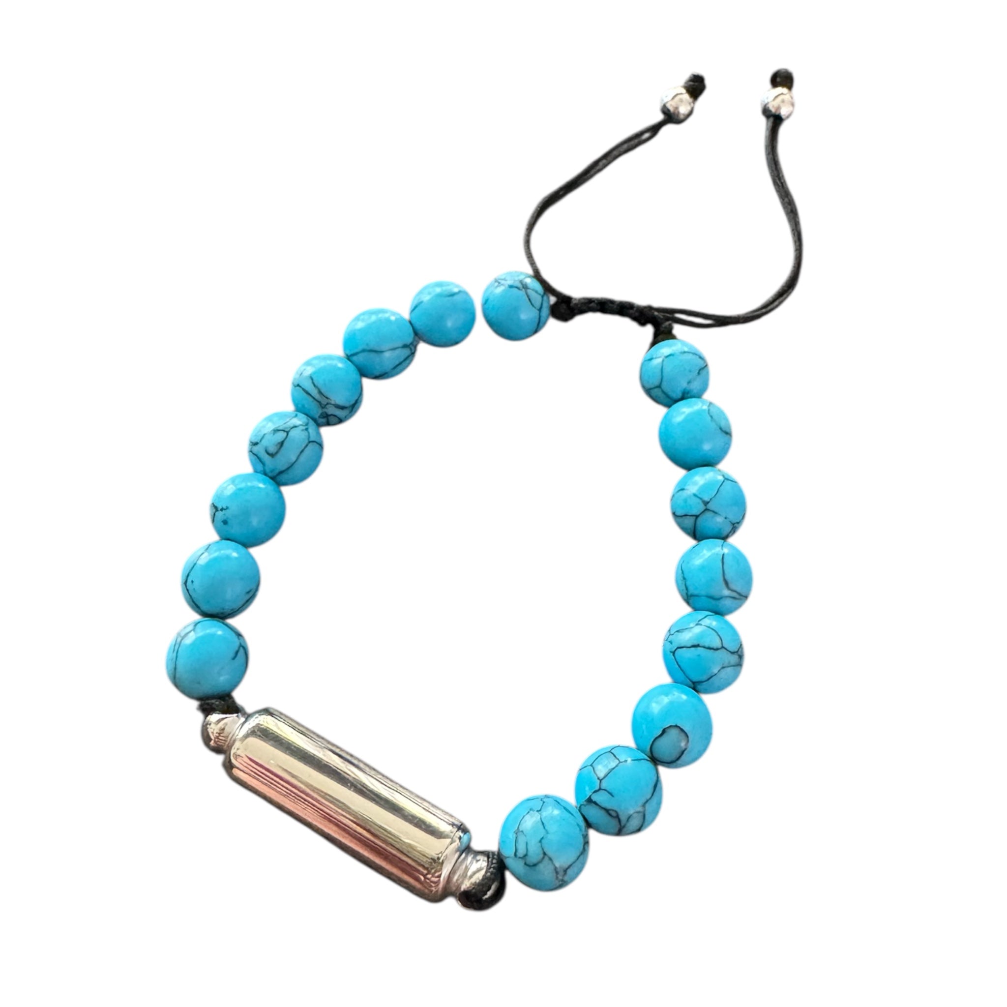 Armband TURQUOISE SECRET – mit Versteck und füllbarer Kapsel Stil