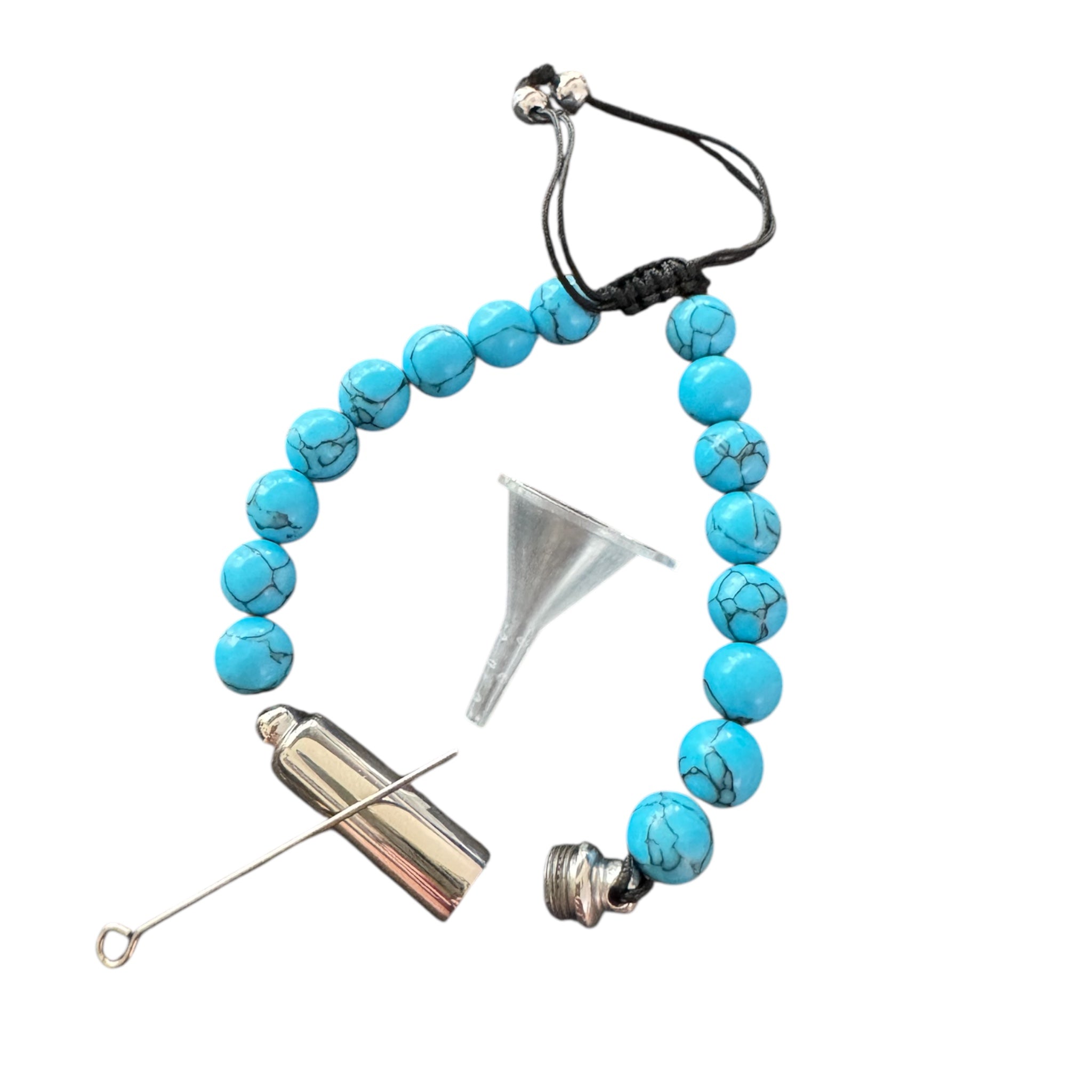 Armband TURQUOISE SECRET – mit Versteck und füllbarer Kapsel Stil