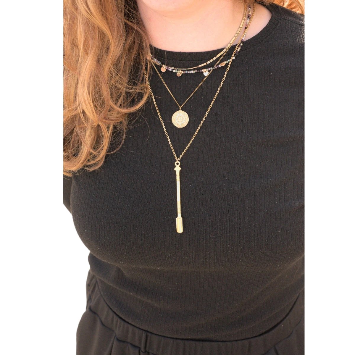 Die BALLERINA Halskette in Gold – Mit Löffel-Anhänger & Geschenkverpackung - from DieBallerei