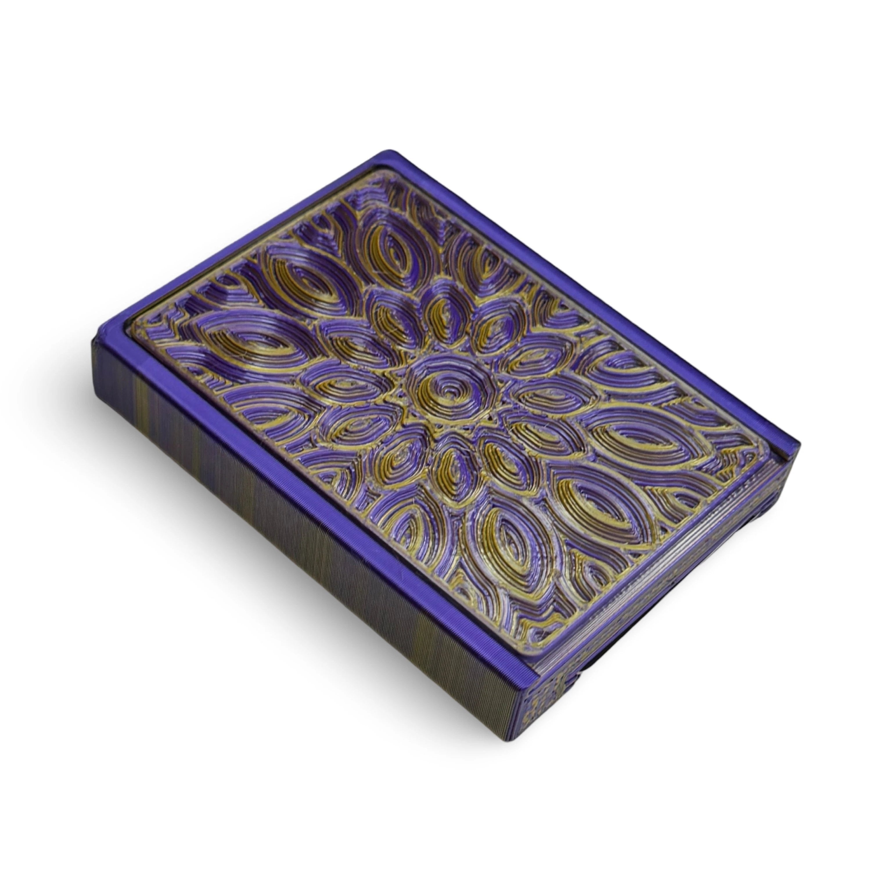 Baller-Box Infinity Blossoms Lila/Gold – inkl. Röhrchen & Karte - from DieBallerei