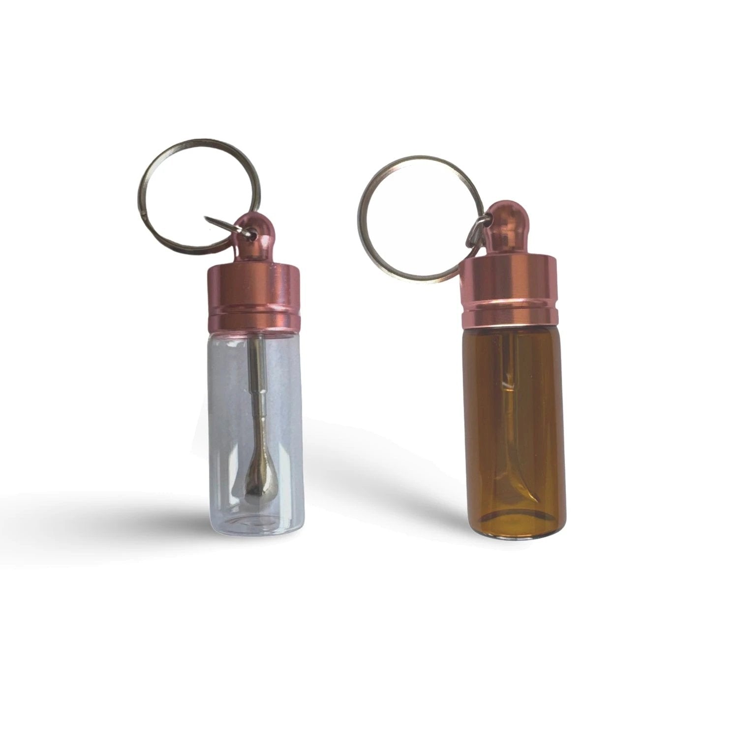 Stabiler Spender mit Teleskoplöffel – Schlüsselanhänger in Rosa - from DieBallerei