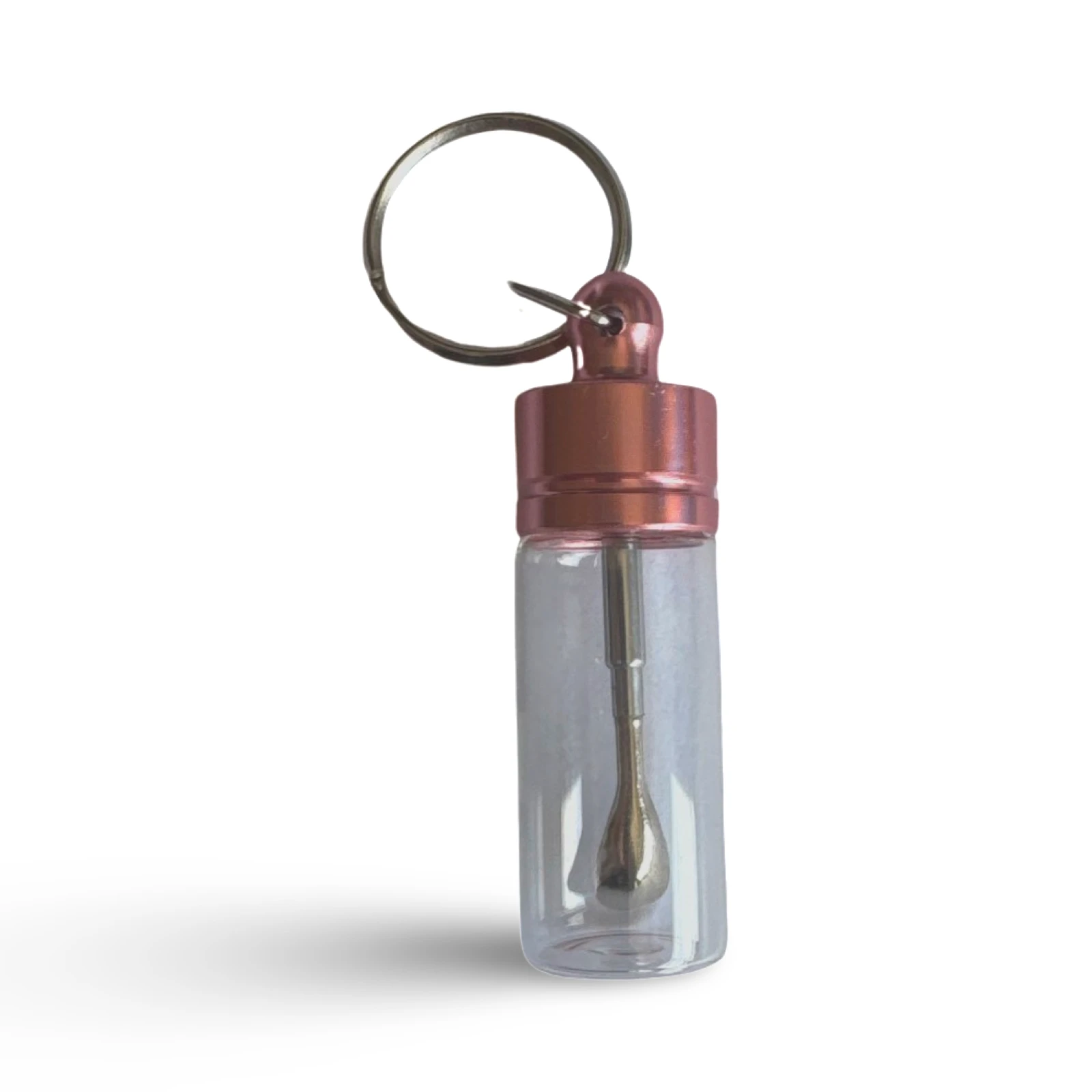 Stabiler Spender mit Teleskoplöffel – Schlüsselanhänger in Rosa - from DieBallerei