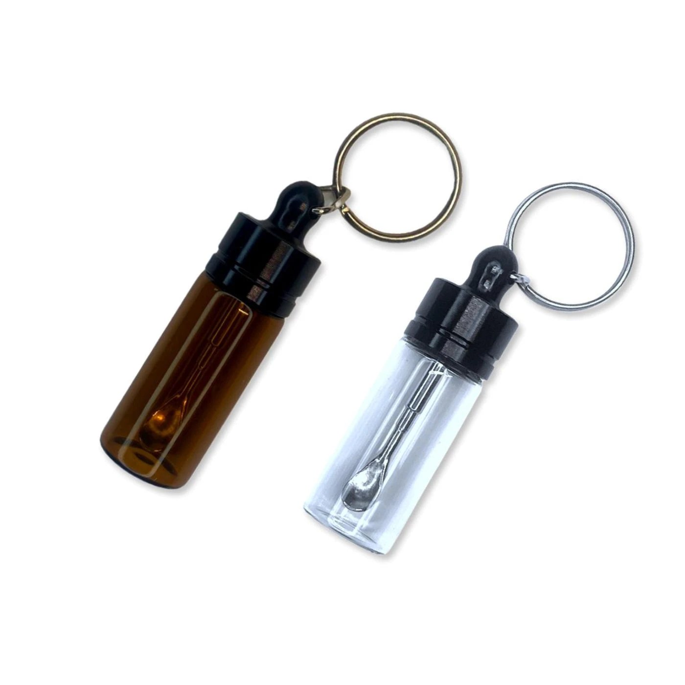 Praktischer Spender mit Teleskoplöffel & Schlüsselanhänger – Schwarz - from DieBallerei