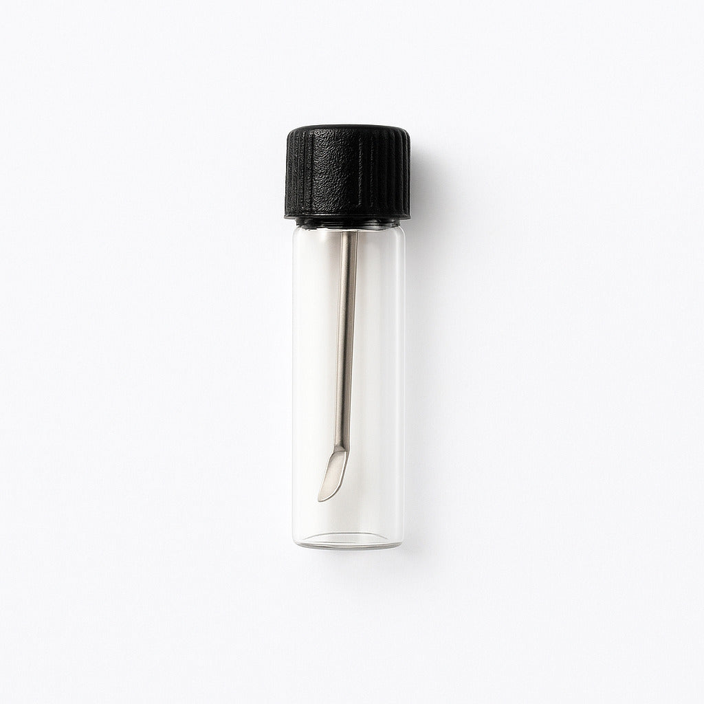Goledwedy 51 mm Gewürzpulver Werkzeug mit Löffel Bullet Glas kleine Goledwedy 51 mm Gewürzpulver Werkzeug mit Löffel Bullet Glas kleine