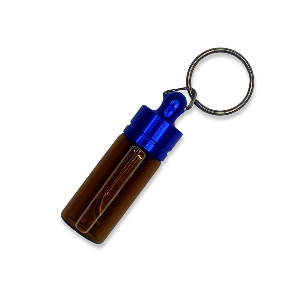 Praktischer Spender mit Teleskoplöffel & Schlüsselanhänger – Blau - from DieBallerei