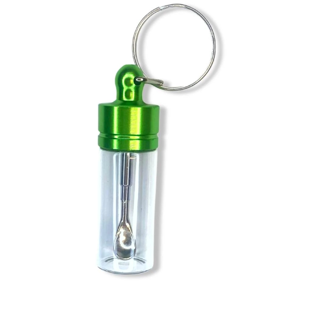 Praktischer Spender mit Teleskoplöffel & Schlüsselanhänger – Grün - from DieBallerei
