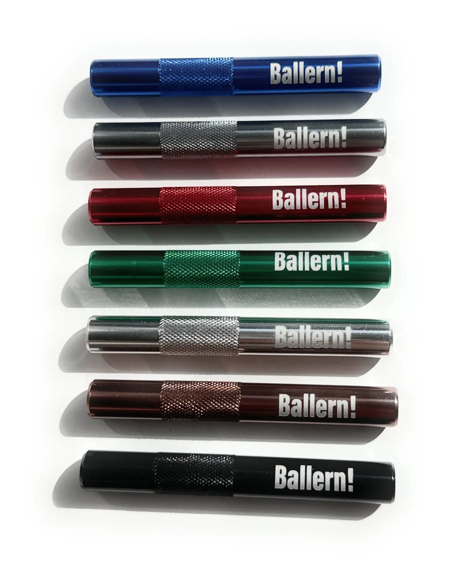„Ballern!“ Aluminium-Röhrchen – Stylisch, Robust & Funktional in 7 Farben - from DieBallerei