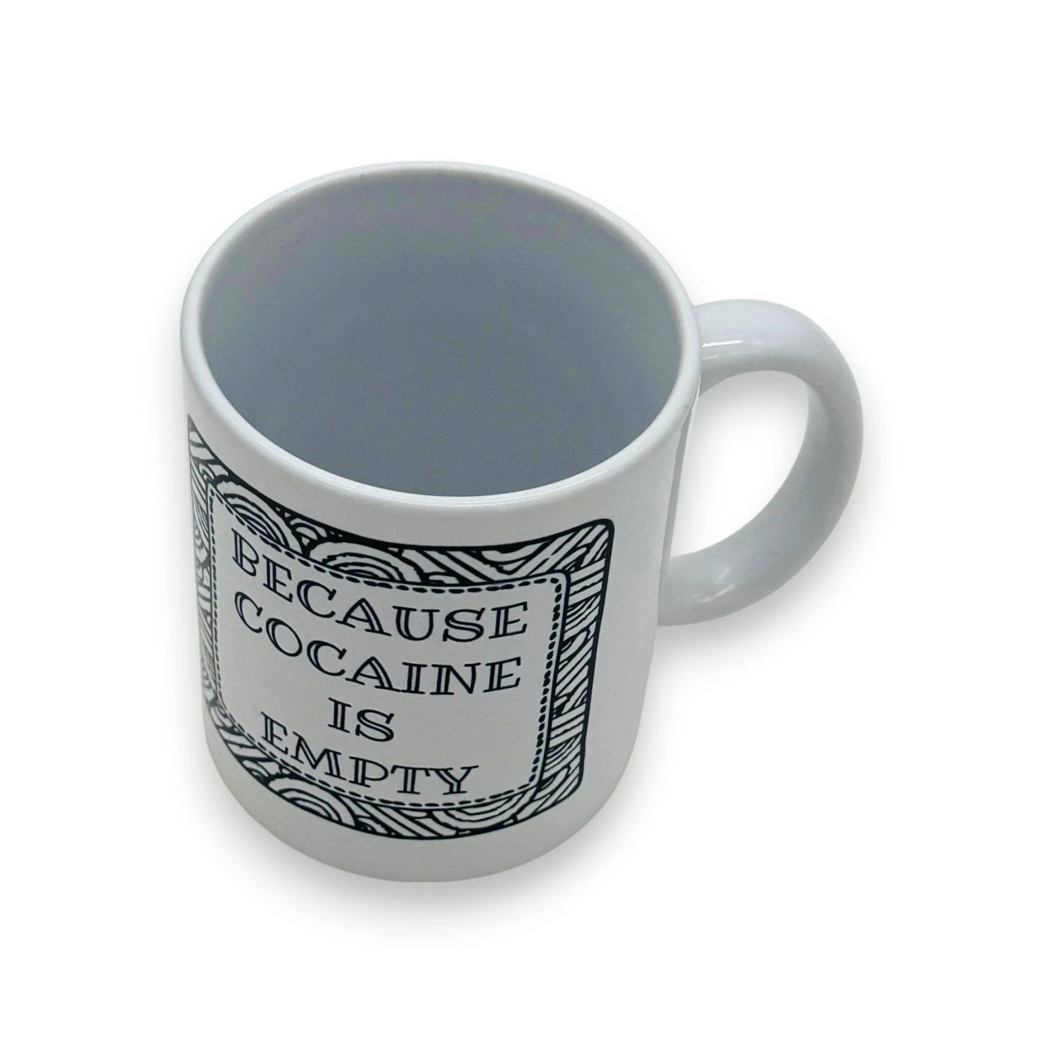 Lustige Tasse „Because Cocaine is Empty“ V3 - from DieBallerei