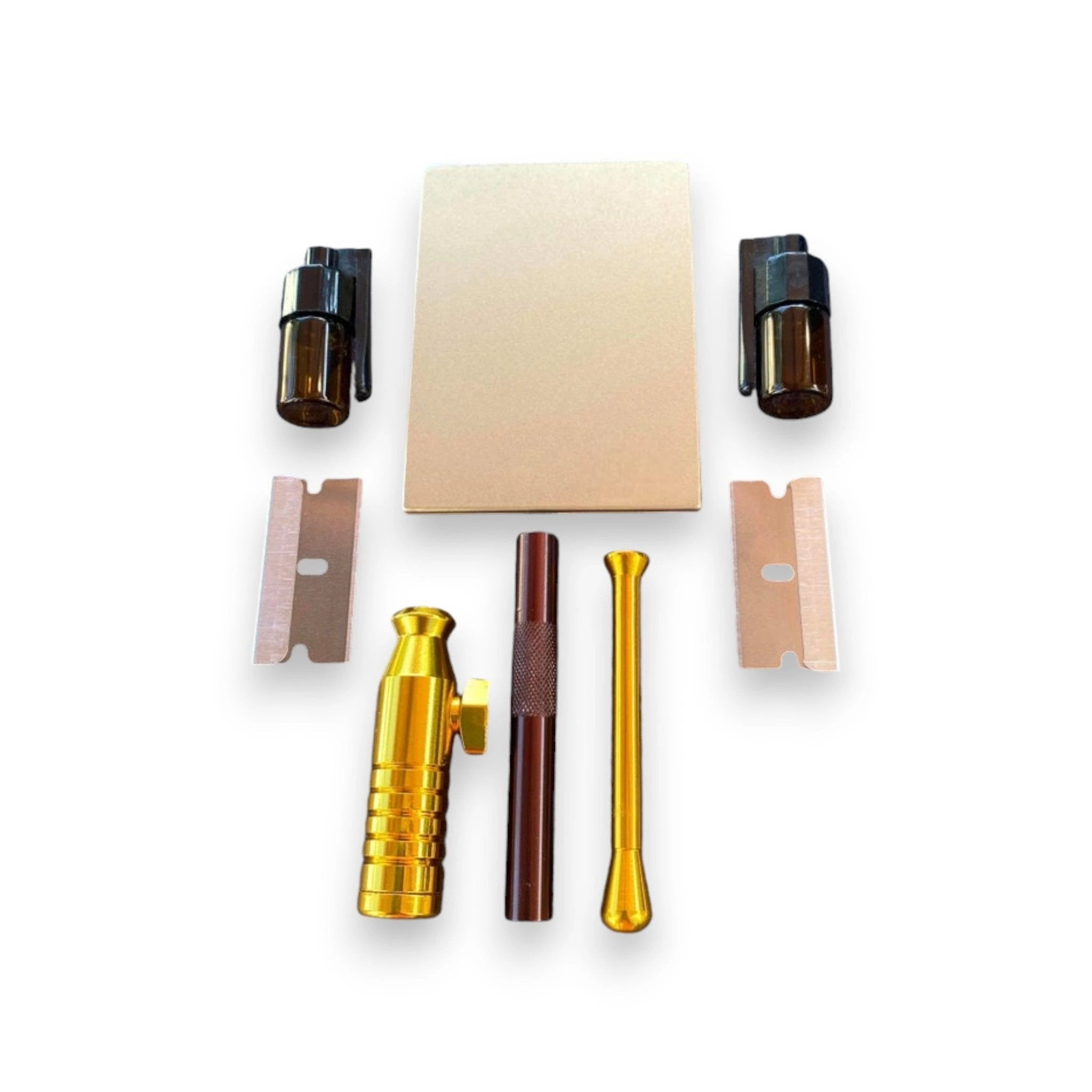 Set "Spiegel Gold/Braun" – Stilvoll, Praktisch & Immer Griffbereit - from DieBallerei