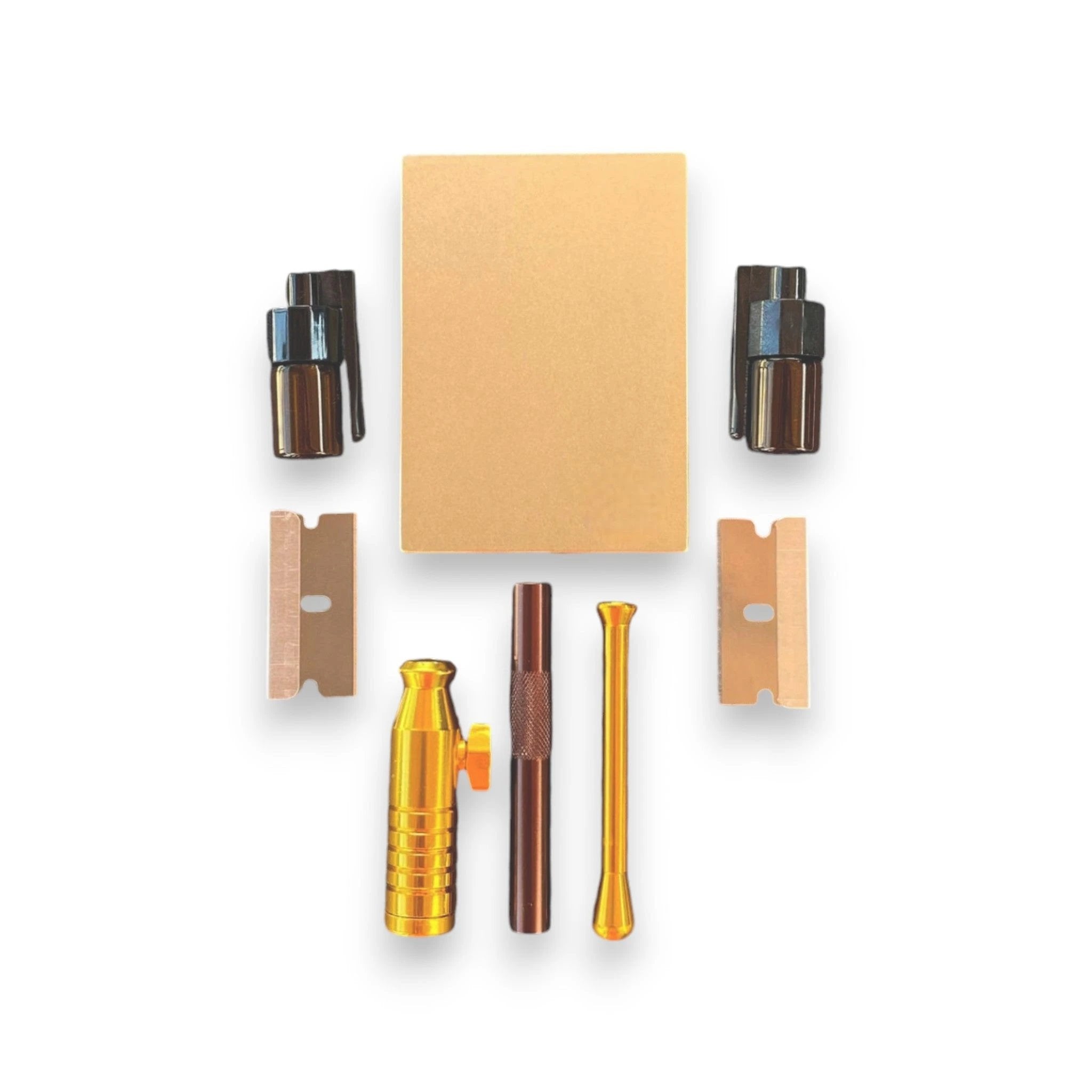 Set "Spiegel Gold/Braun" – Stilvoll, Praktisch & Immer Griffbereit - from DieBallerei