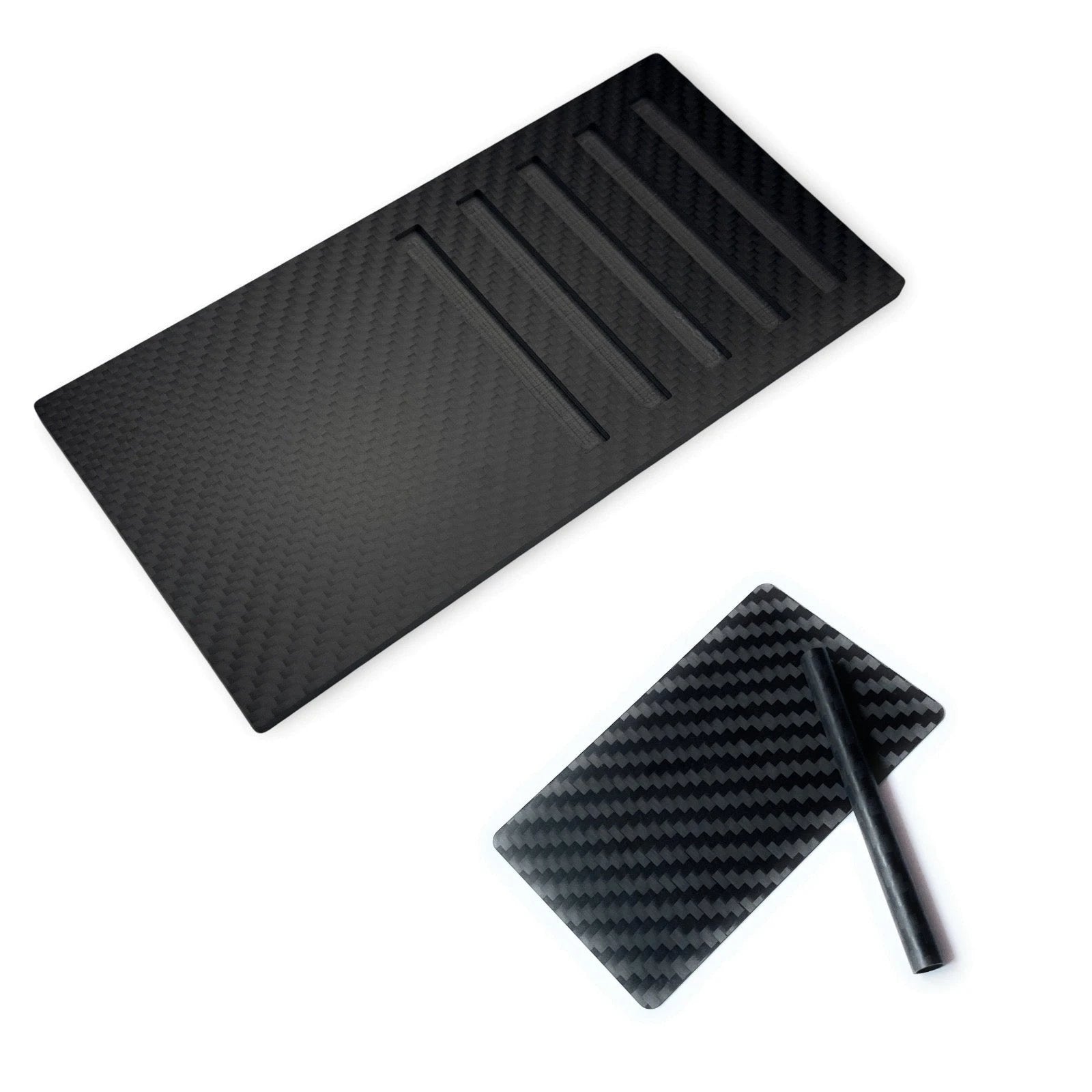 Carbon Unterlage mit 5 Einkerbungen – Stabil & Vielseitig - from DieBallerei