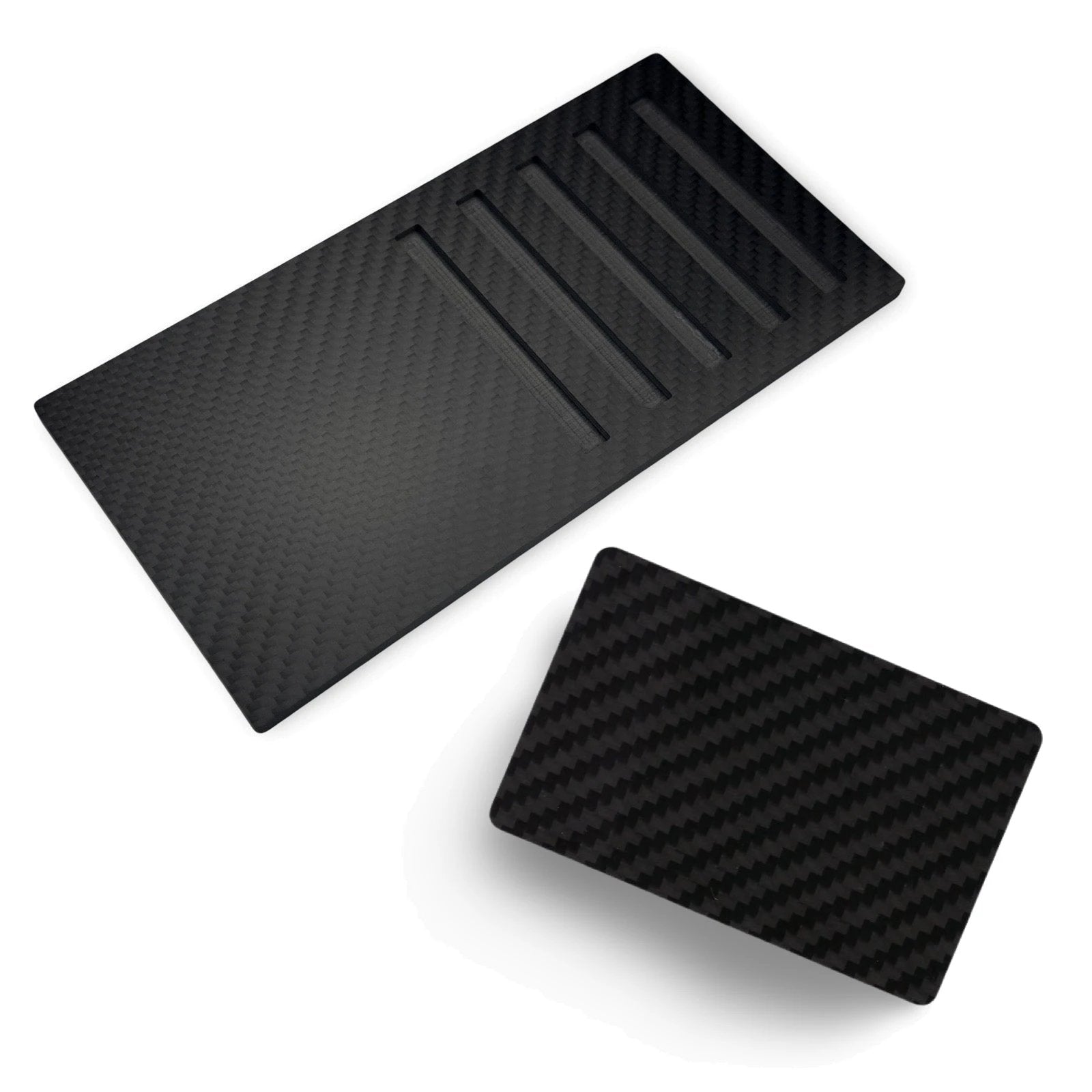 Carbon Unterlage mit 5 Einkerbungen – Stabil & Vielseitig - from DieBallerei