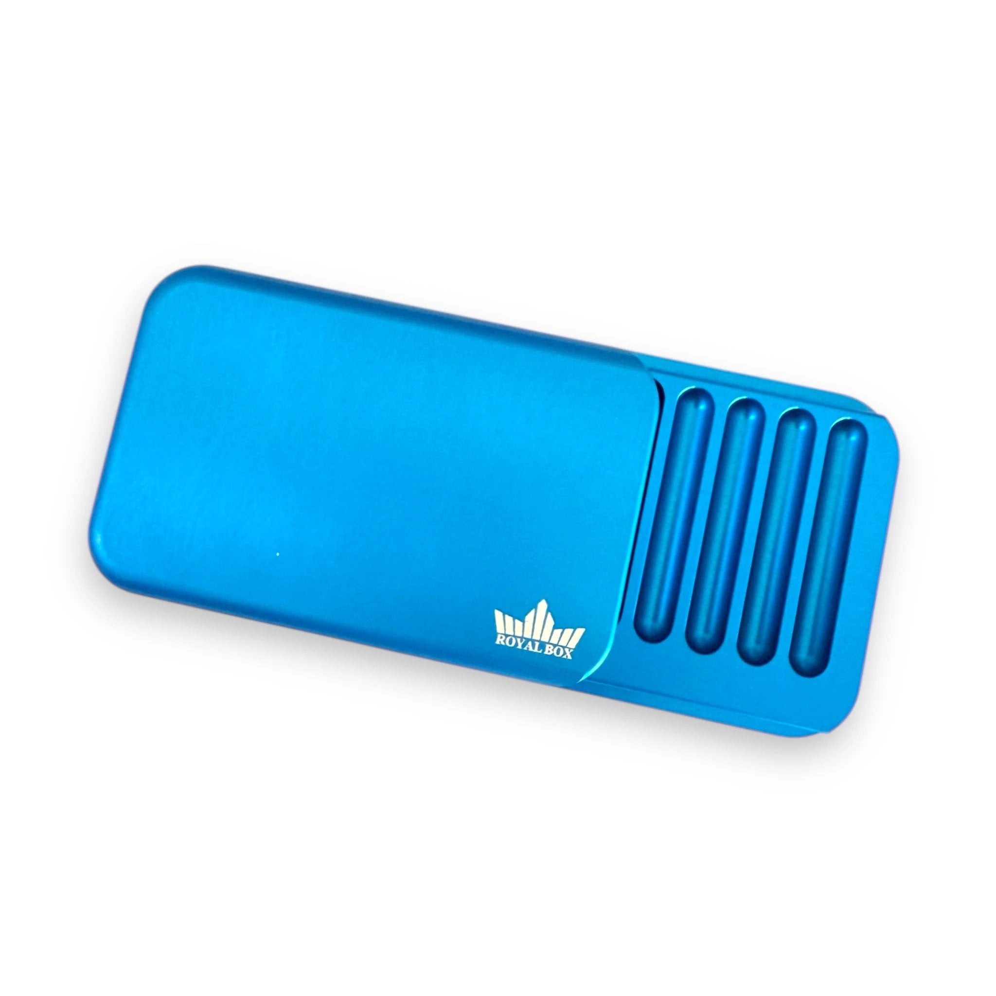 Die B52 Royal Box Blue – Stilvolle Aufbewahrung in Perfektion inkl. integriertem Röhrchen - from DieBallerei