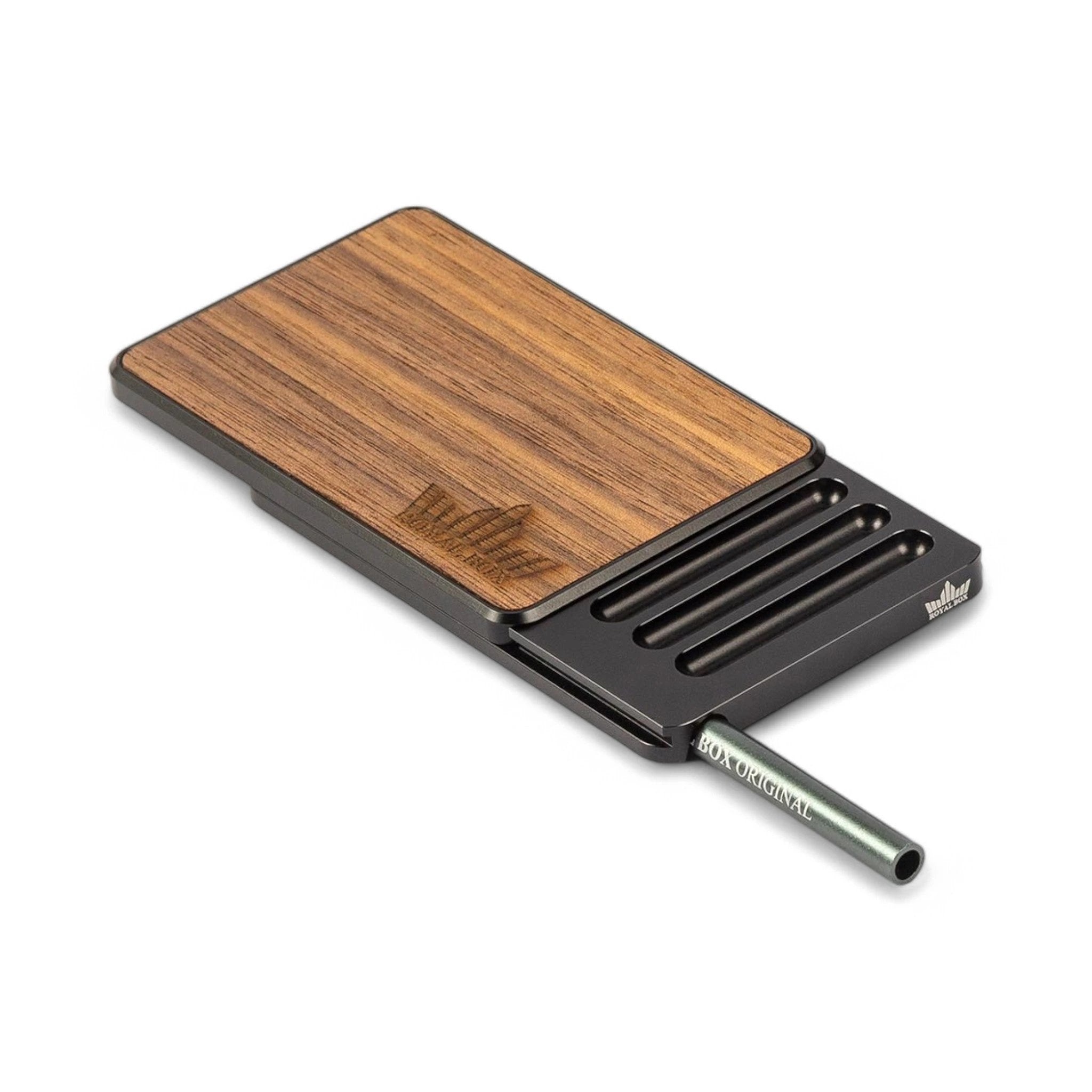 Die Royal Box AMERICAN WALNUT BLACK – Elegante Aufbewahrung im kompakten Design - from DieBallerei