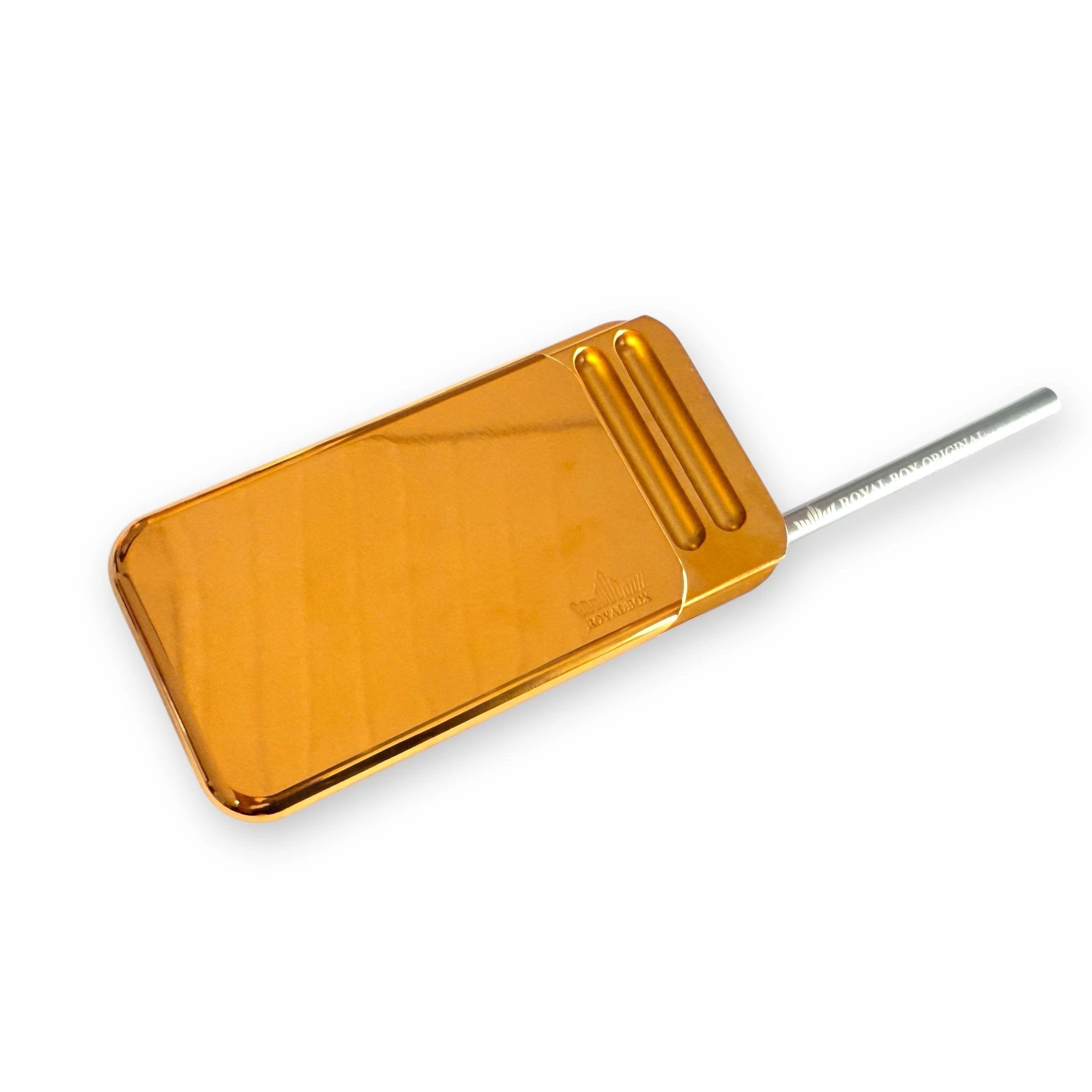 Die B52 Royal Box Anniversary Gold Edition 23,75 Karat Platin Gold Cover – Stilvolle Aufbewahrung in Perfektion inkl. integriertem Röhrchen - from DieBallerei