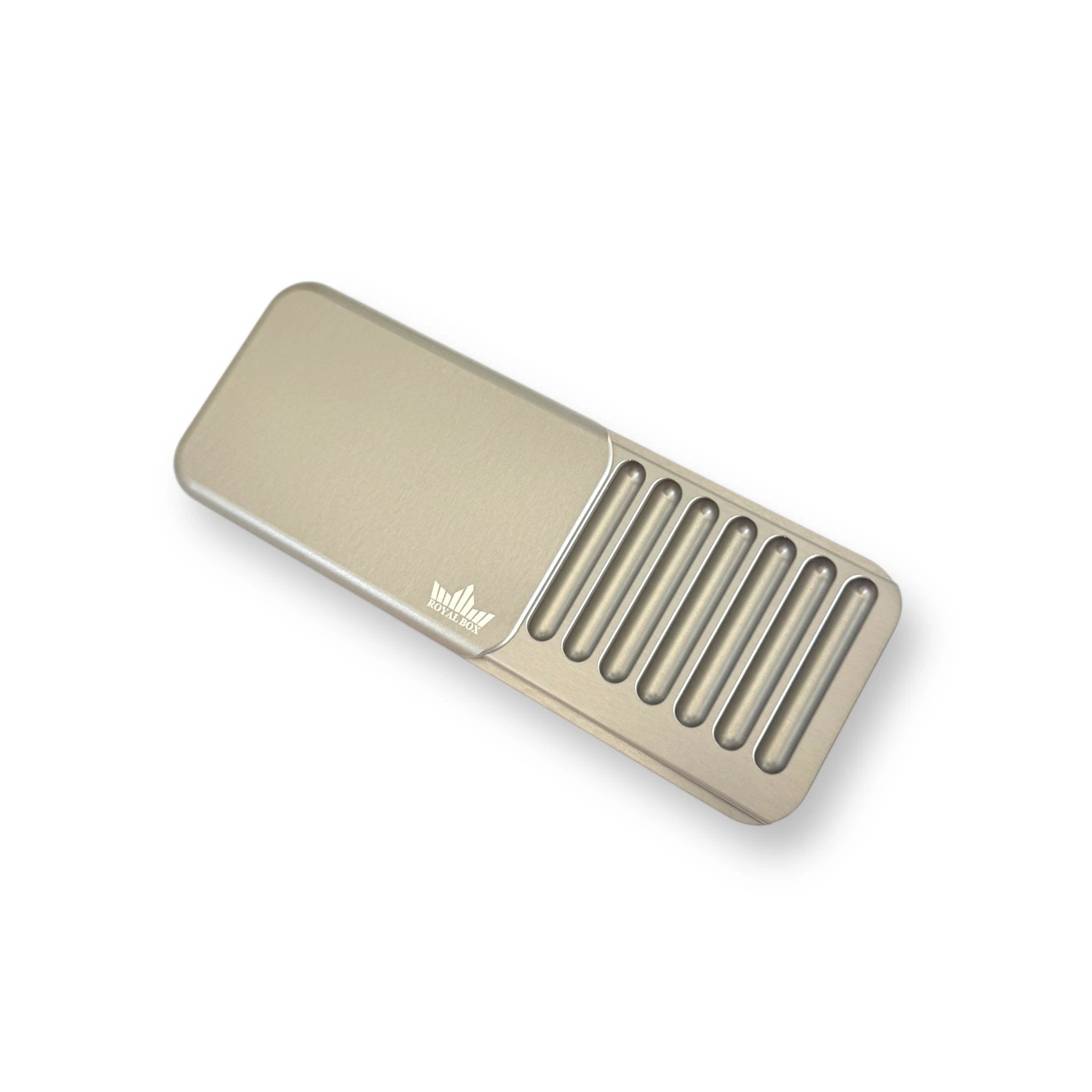 Die B52 Royal Box Dark Titanium – Stilvolle Aufbewahrung in Perfektion inkl. integriertem Röhrchen - from DieBallerei