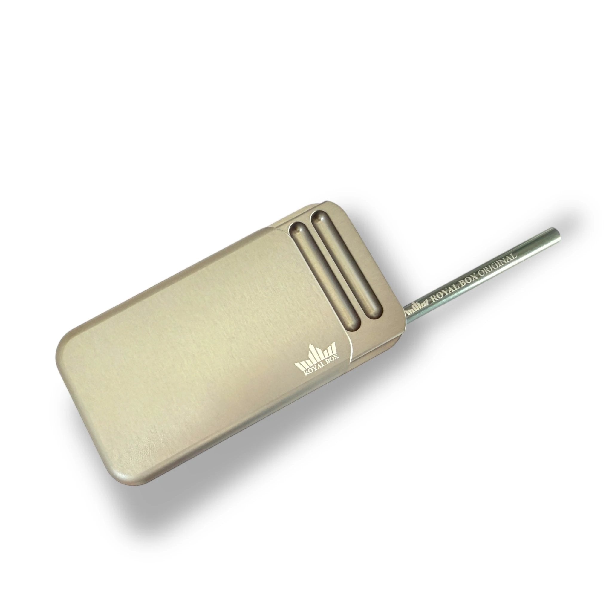 Die B52 Royal Box Dark Titanium – Stilvolle Aufbewahrung in Perfektion inkl. integriertem Röhrchen - from DieBallerei