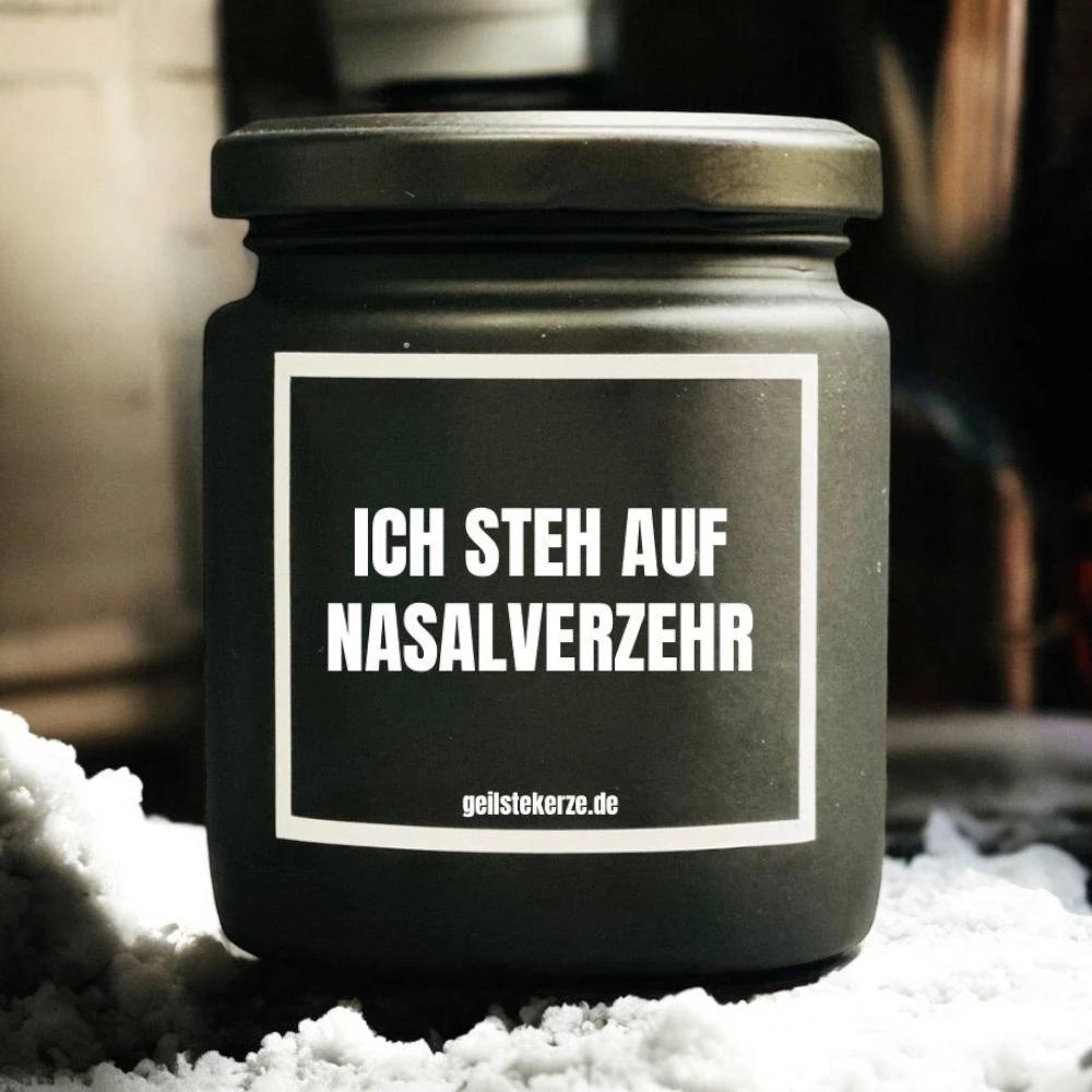 Geilste Kerze – Duftkerze „ICH STEH AUF NASALVERZEHR“ - from DieBallerei