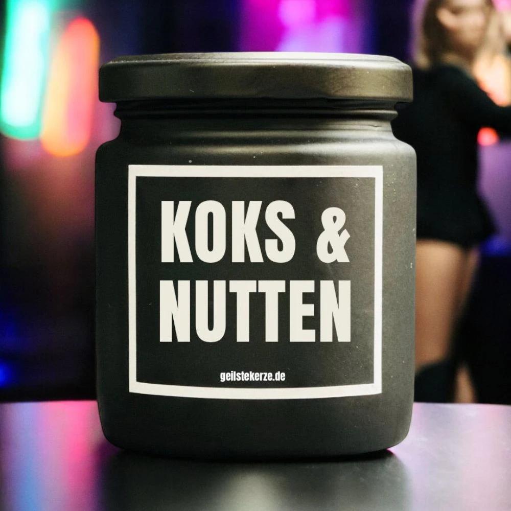 Geilste Kerze – Duftkerze „KOKS & NUTTEN“ - from DieBallerei