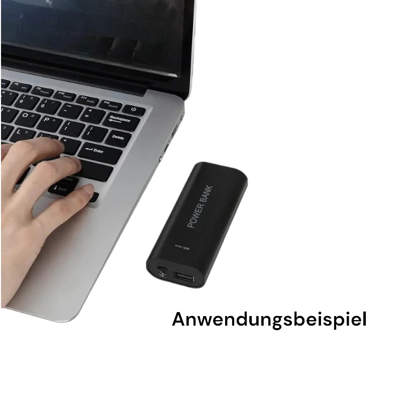 Geheimes Ladegerät – Versteckbox im Powerbank-Design Braun - from DieBallerei