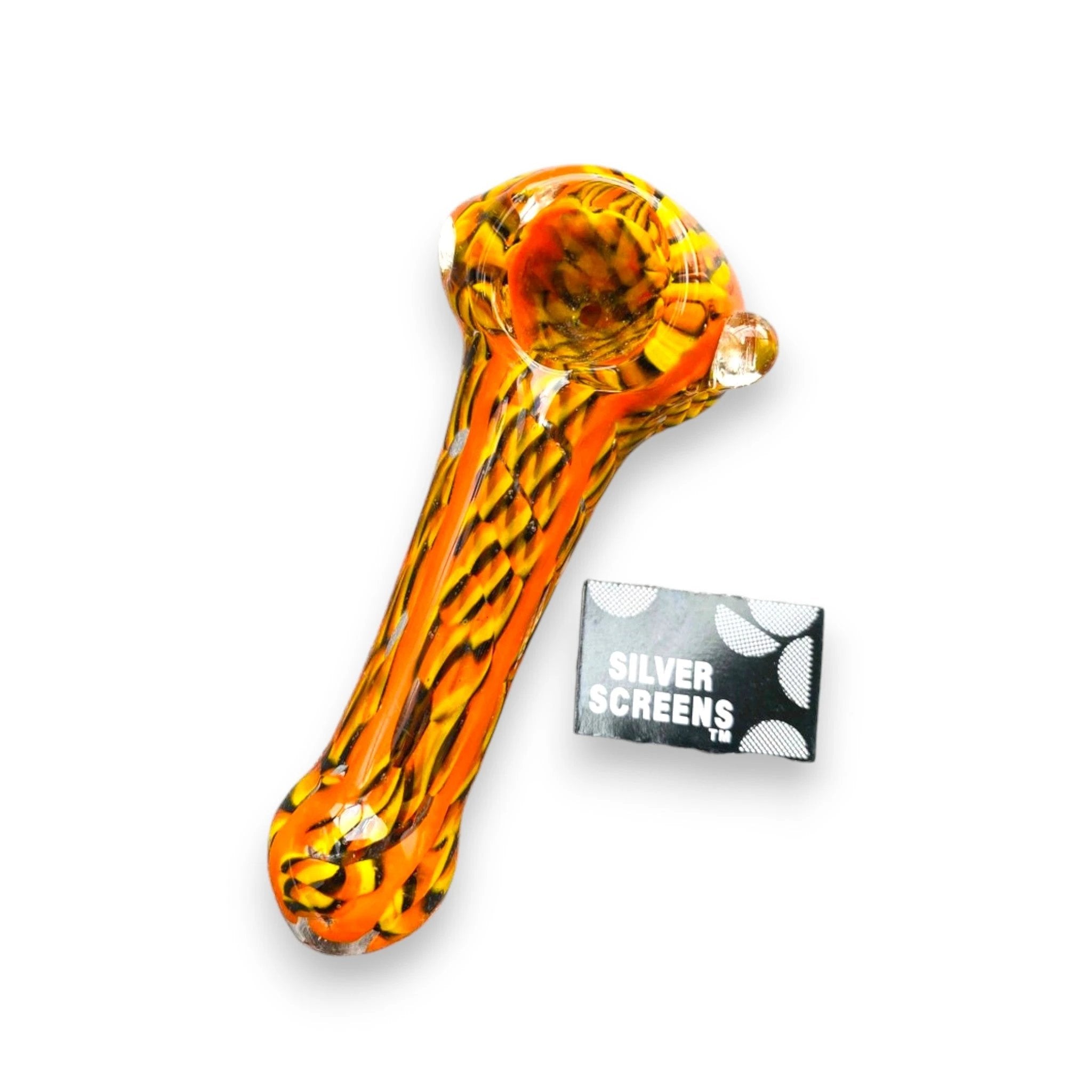 Glas-Pfeife Twisted Orange – Einzigartiges Design & Hochwertige Verarbeitung - from DieBallerei