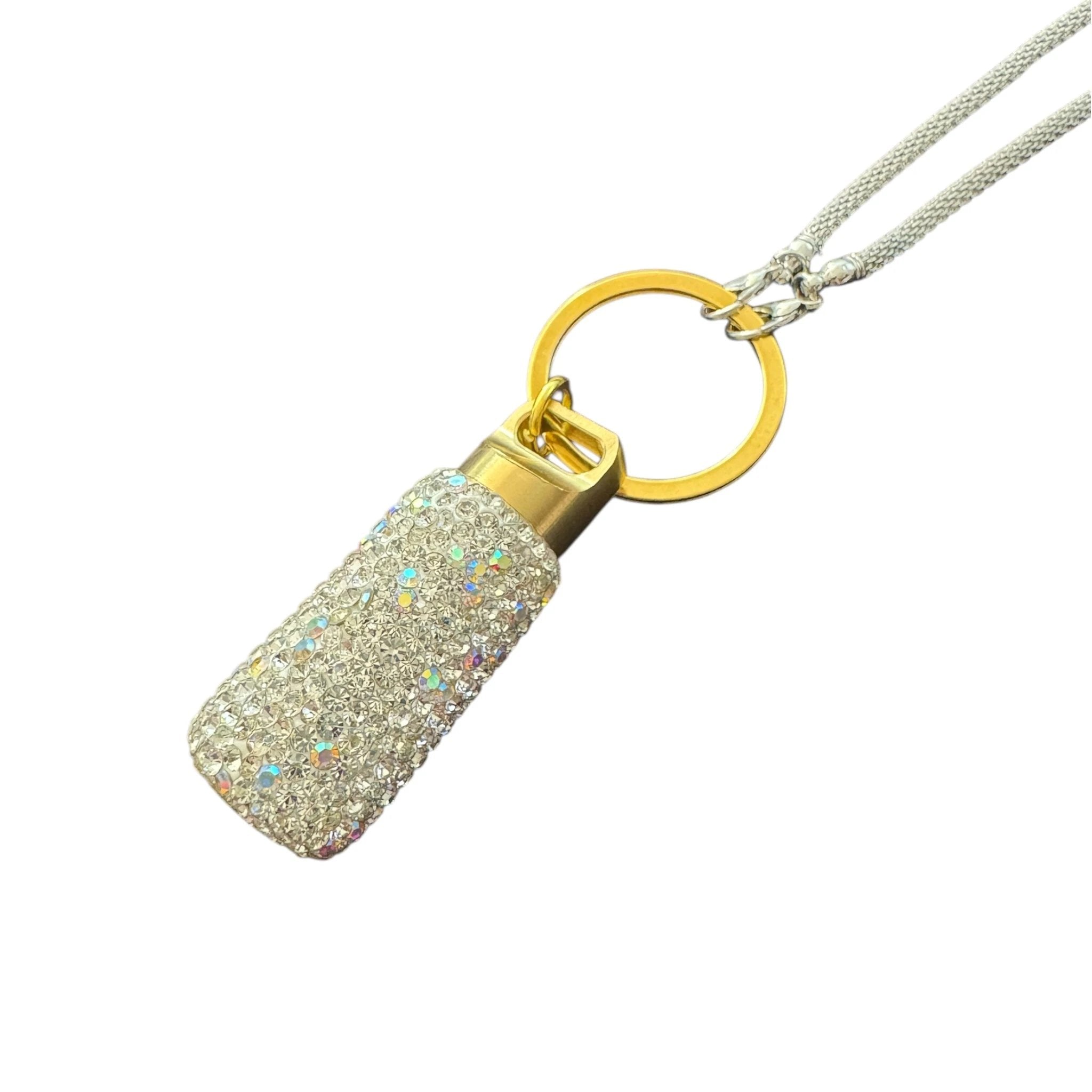 Glitzernde Pillenbox mit Schlüsselanhänger – Stilvolles Geheimversteck to go - from DieBallerei