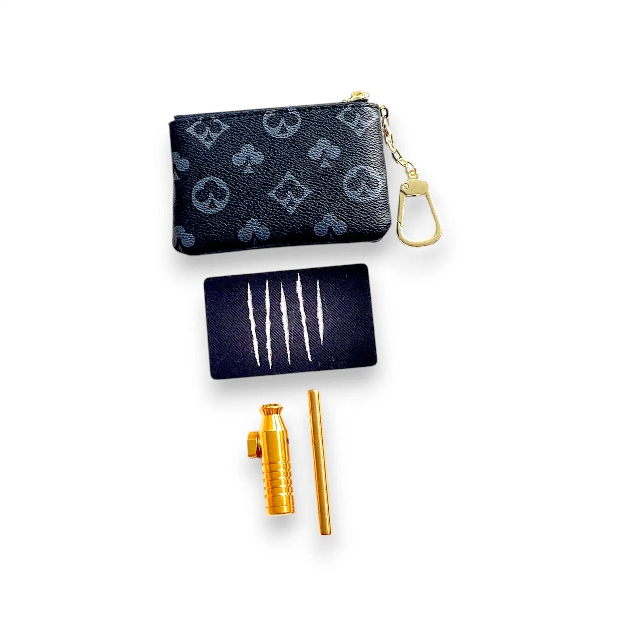 Deluxe Soft Kunstleder Case "Monogramm" Schwarz – Edles Design & Hochwertige Verarbeitung - from DieBallerei