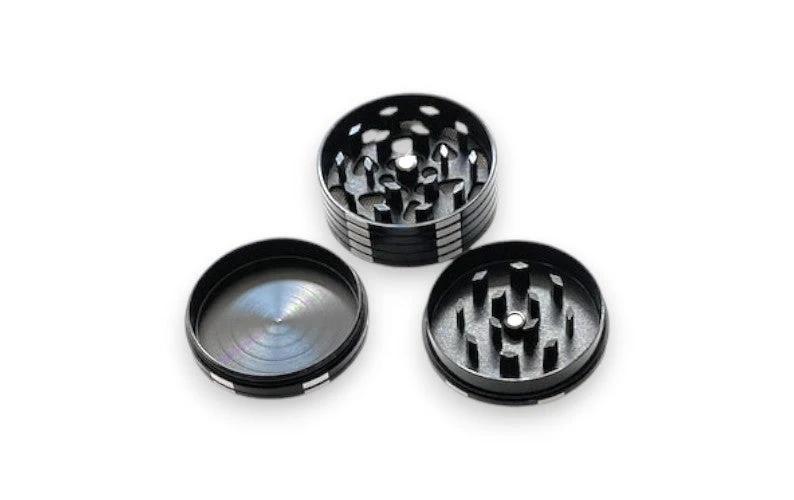 Grinder "Poker Chip" Schwarz 45mm – Stilvoll, Kompakt & Funktional - from DieBallerei