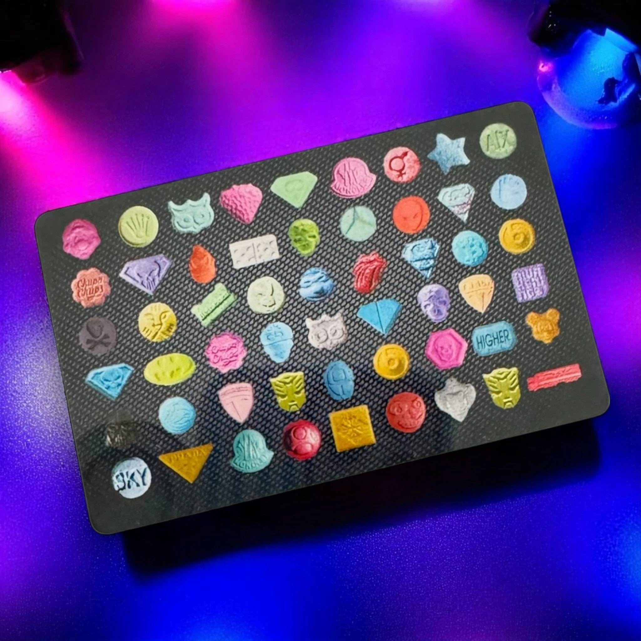 Hack-Karte „Teile-Mix“ – Carbon-Look mit Kultfaktor - from DieBallerei