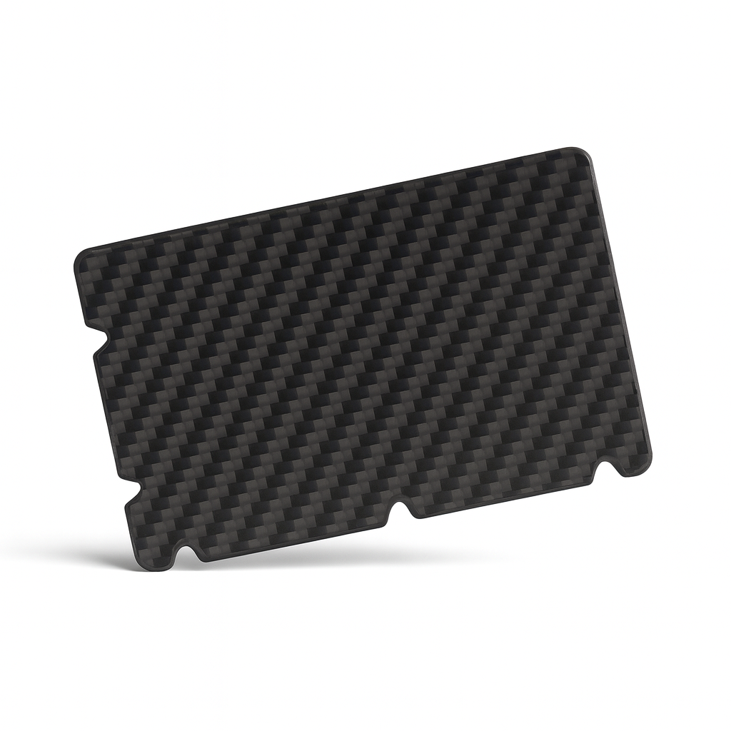 Hack-Karte aus Carbon – Neues Design mit 5 Einkerbungen